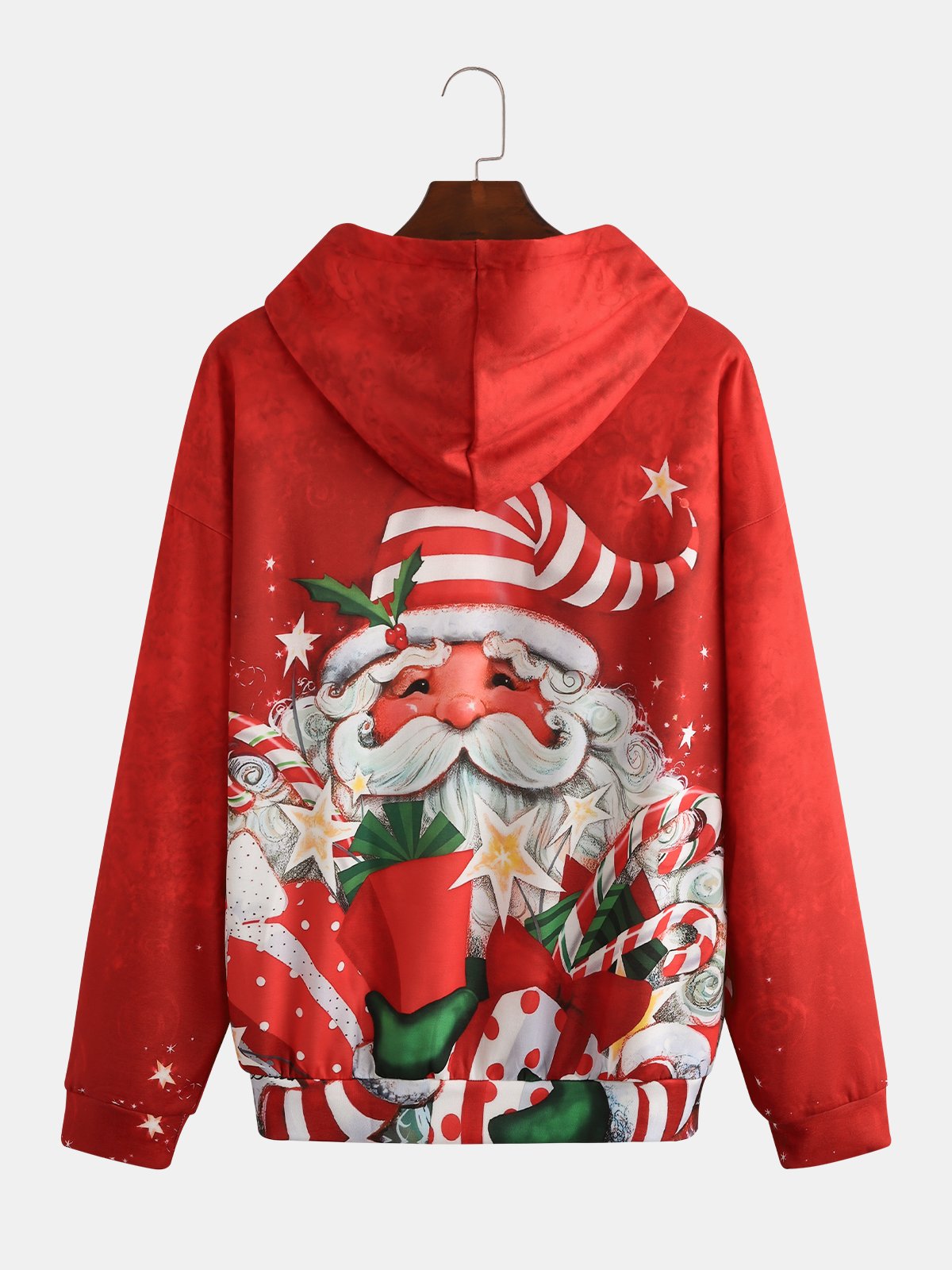 Men's Christmas Graphic Print Hoodie