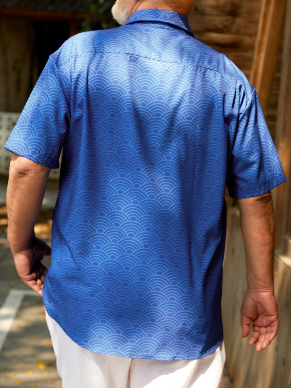 Hardaddy Big Size Chest Pocket Short Sleeve Bowling Shirt