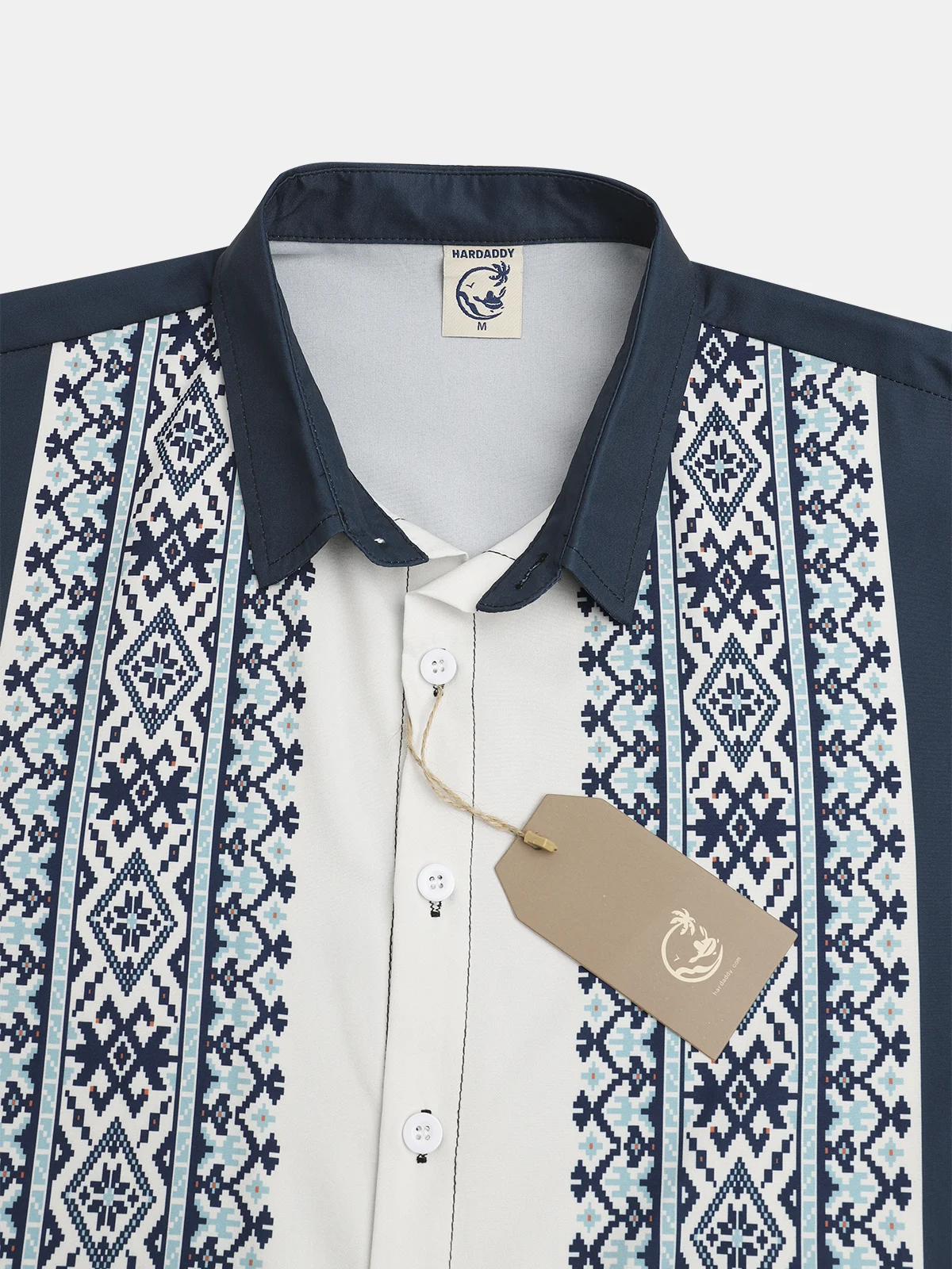 Men's Renaissance Vintage Striped Print Casual Breathable Short Sleeve Shirt
