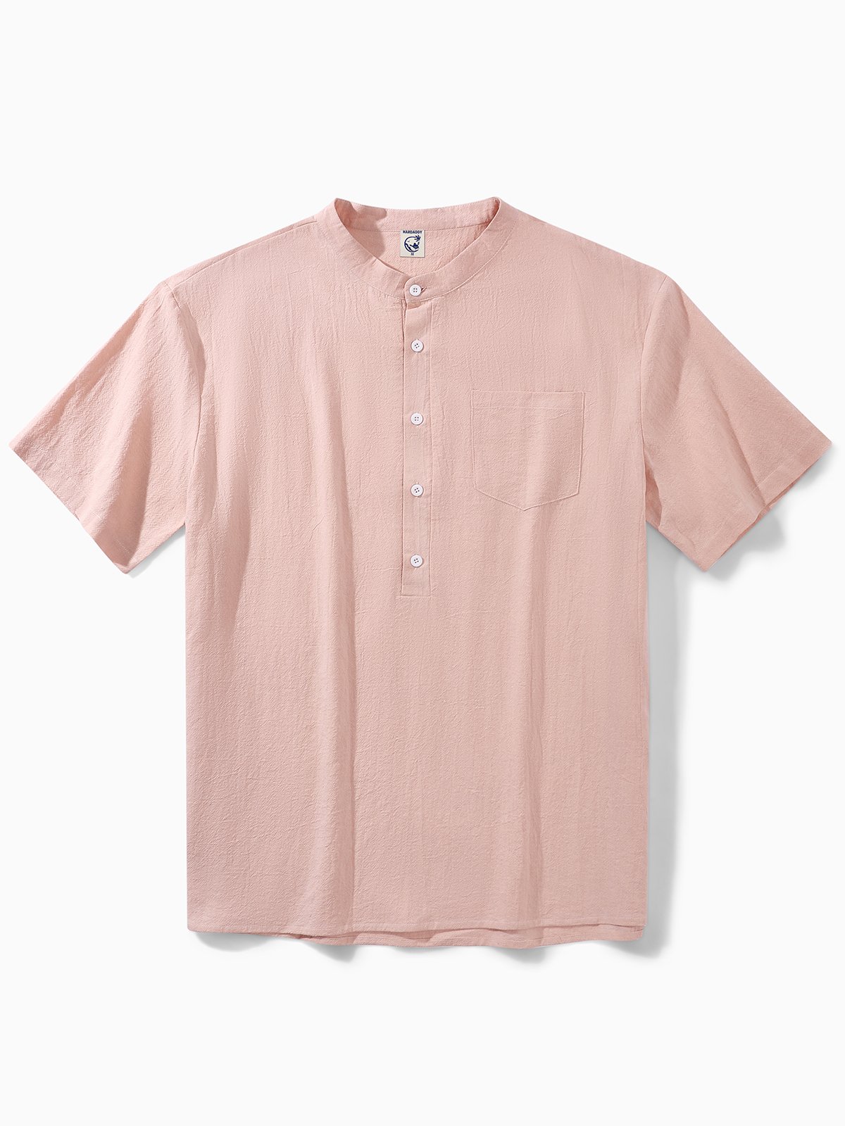 Hardaddy® Cotton Plain Henley Collar Resort Shirt