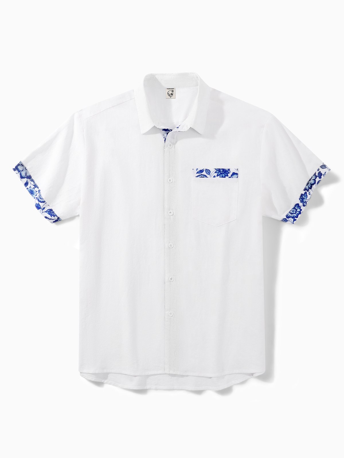 Hardaddy® Cotton Floral Contrast Resort Shirt