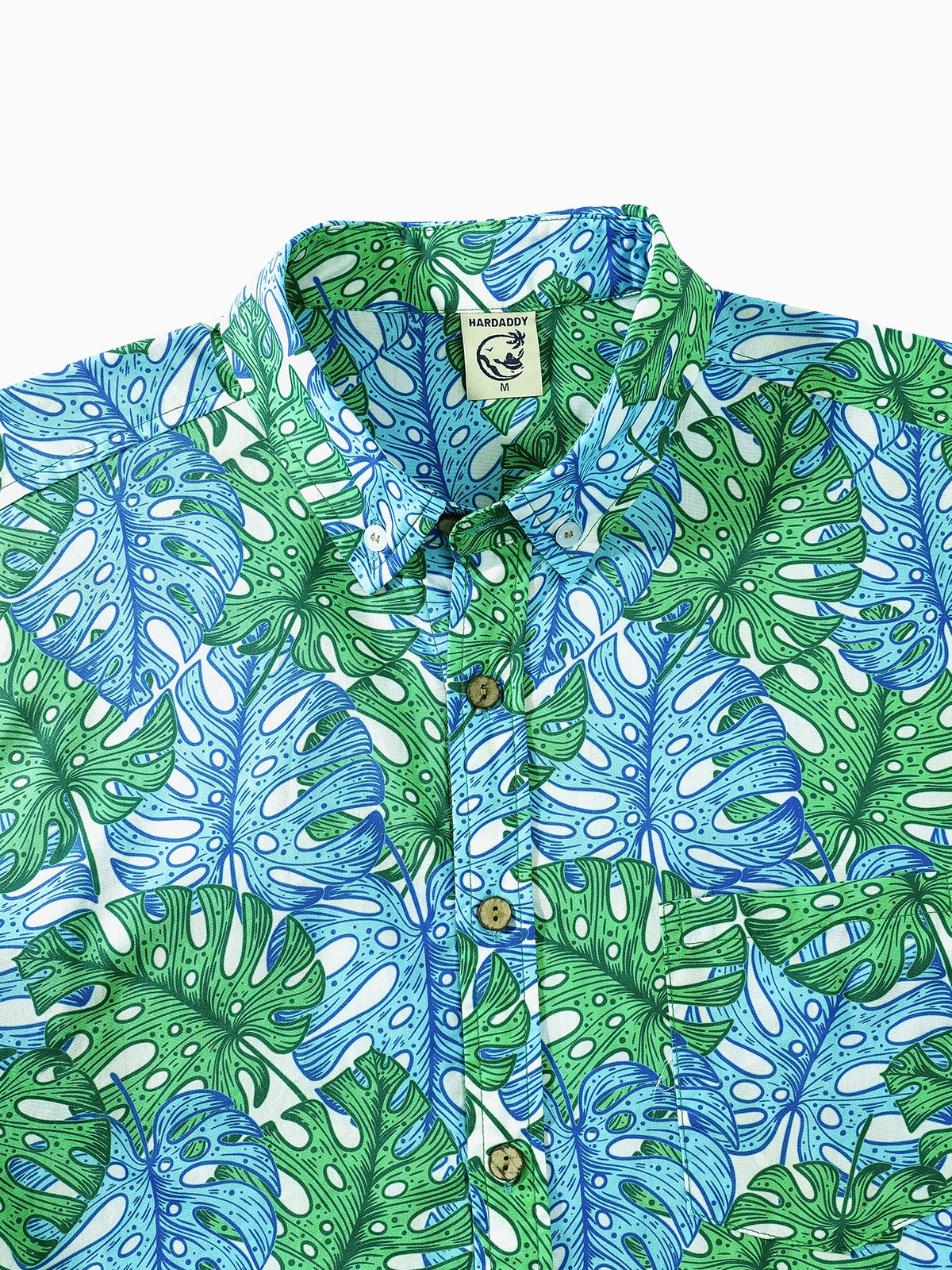 Hardaddy® Cotton Tropical Coconut Tree Oxford Shirt