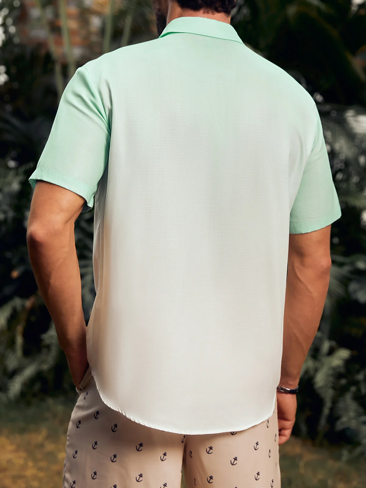 Hardaddy Gradient Color Short Sleeve Resort Shirt