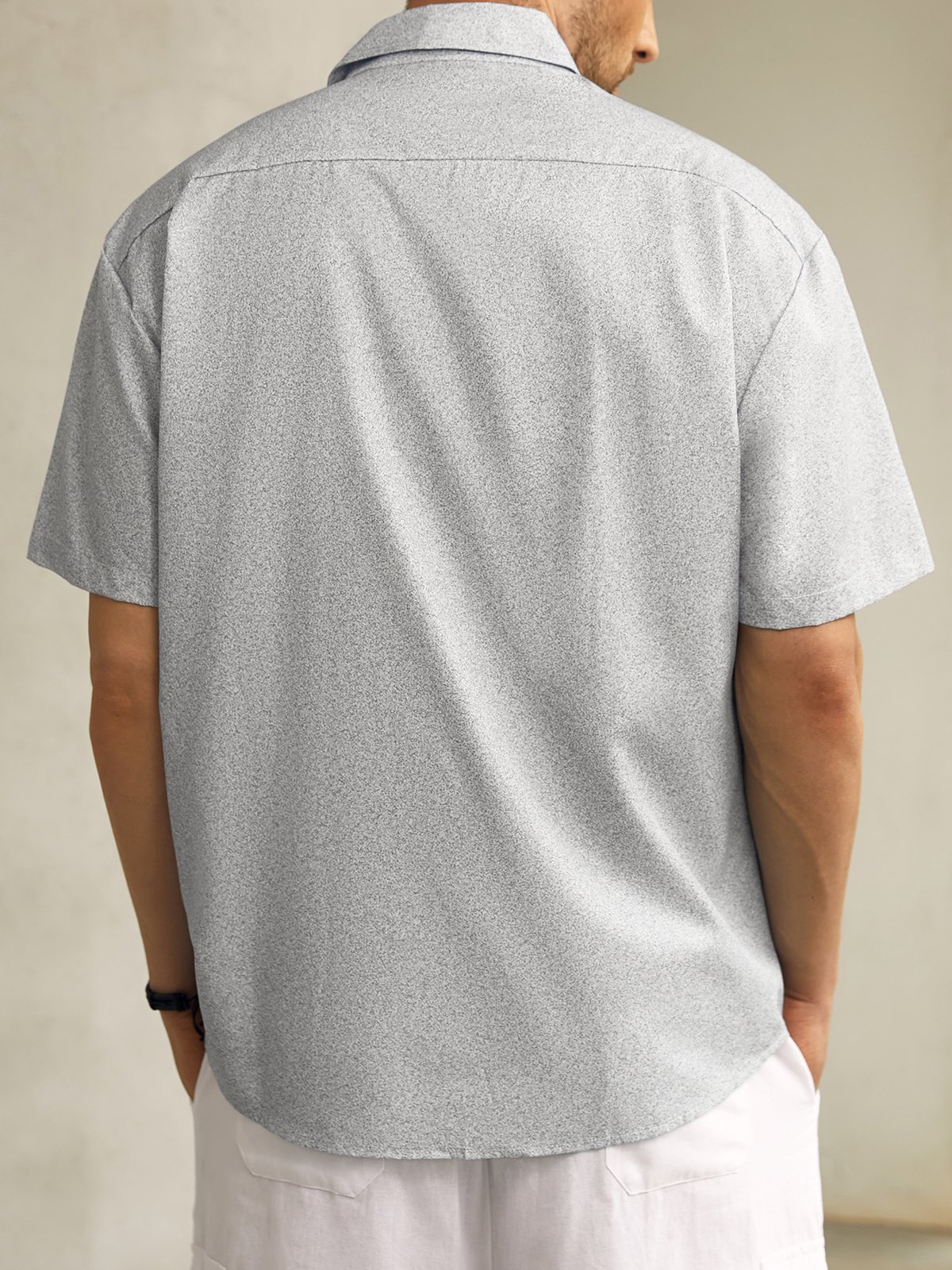 Hardaddy Striped Chest Pocket Short Sleeve Bowling Shirt