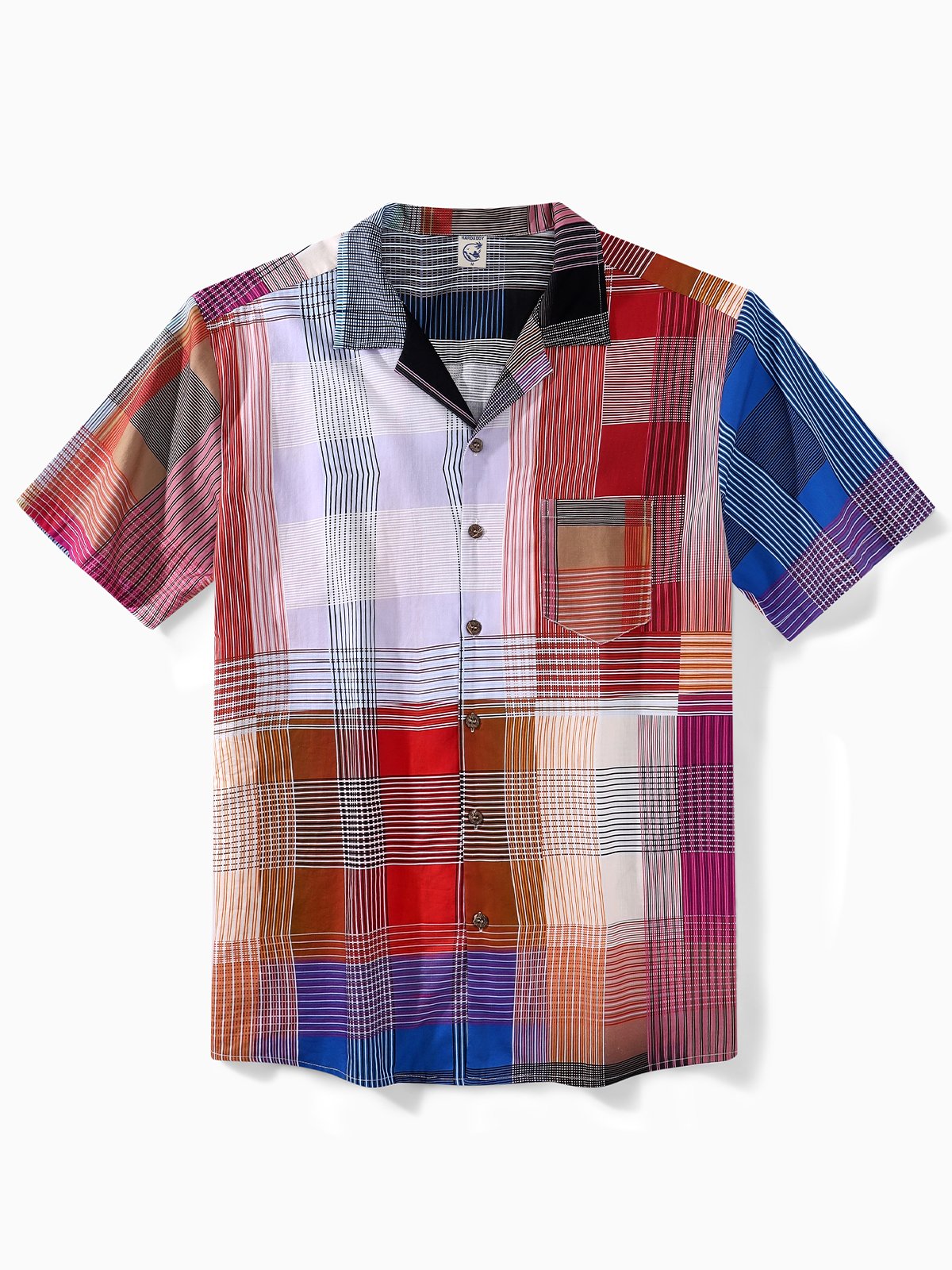 Hardaddy® Cotton Plaid Aloha Shirt