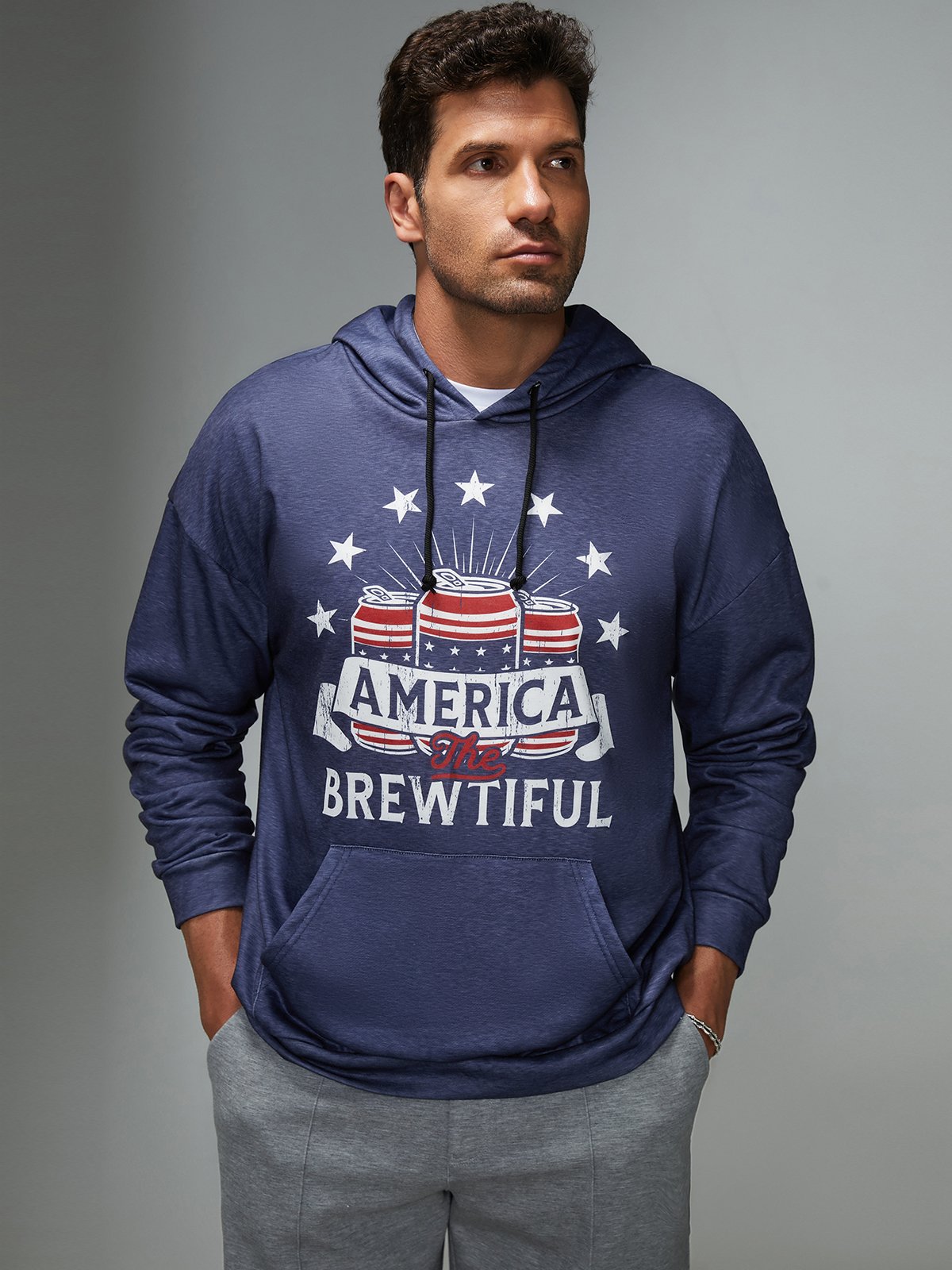 Hardaddy American Flag Hoodie Sweatshirt