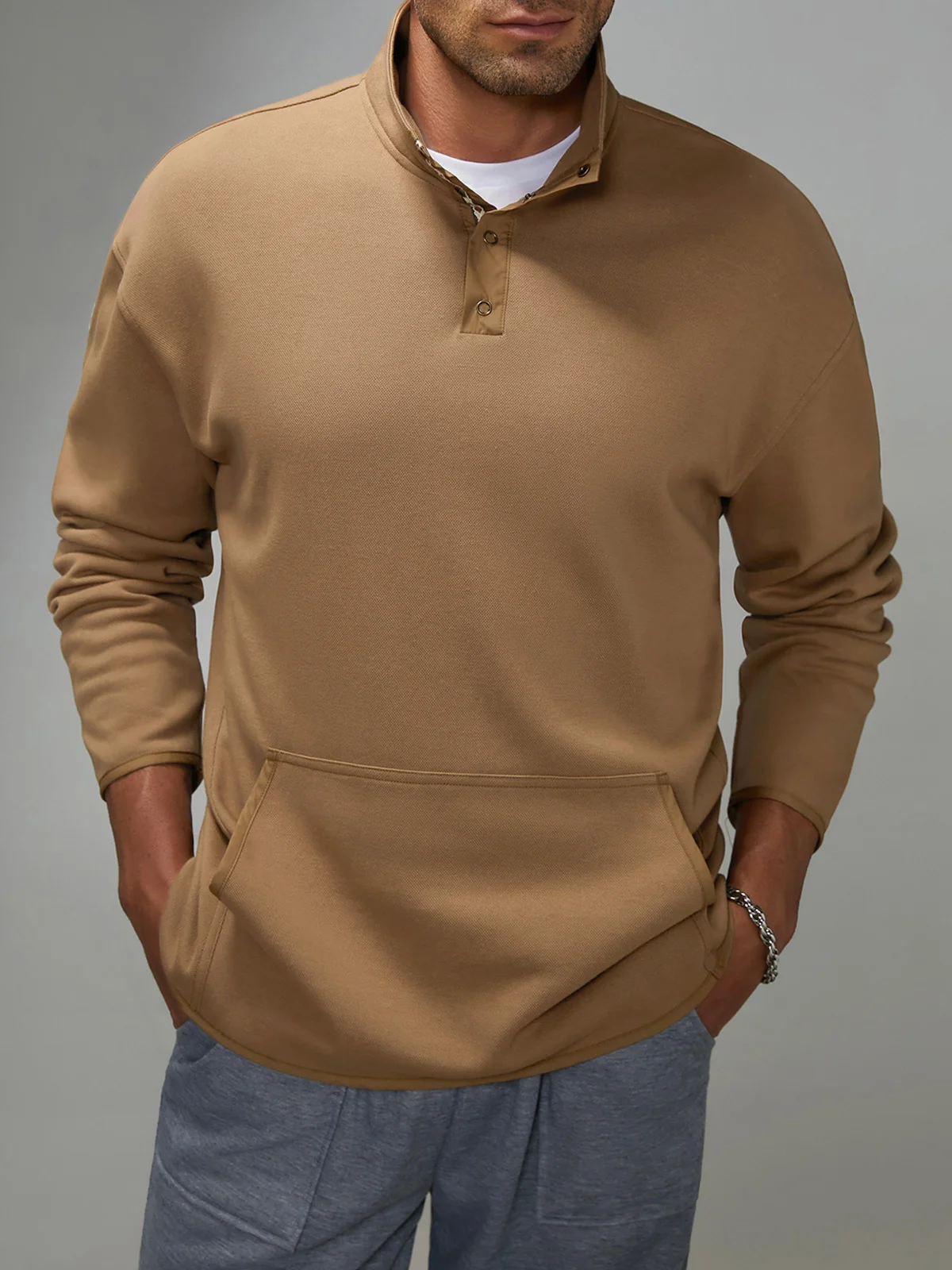 Hardaddy Stand Collar Sweatshirt