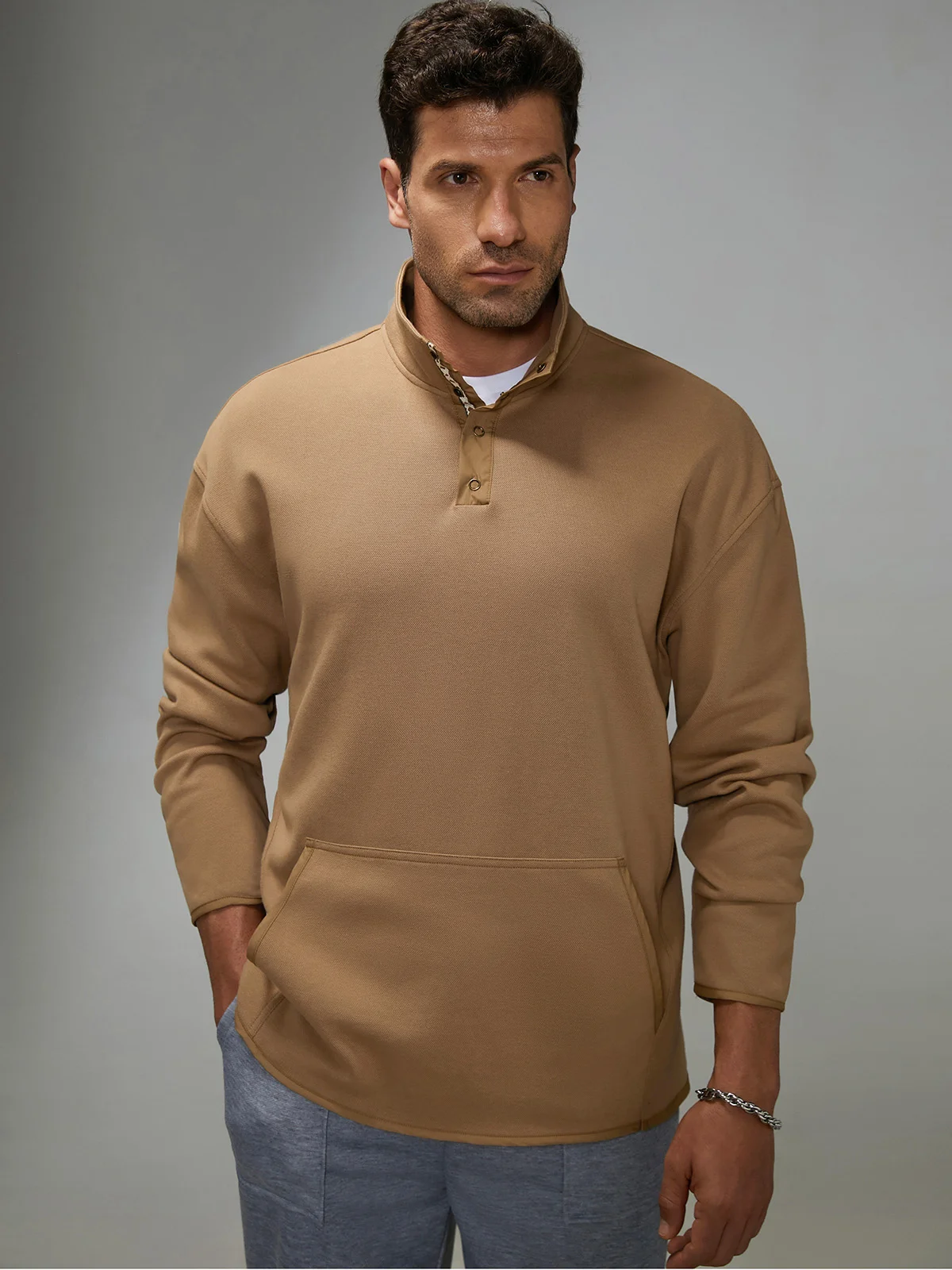 Hardaddy Stand Collar Sweatshirt