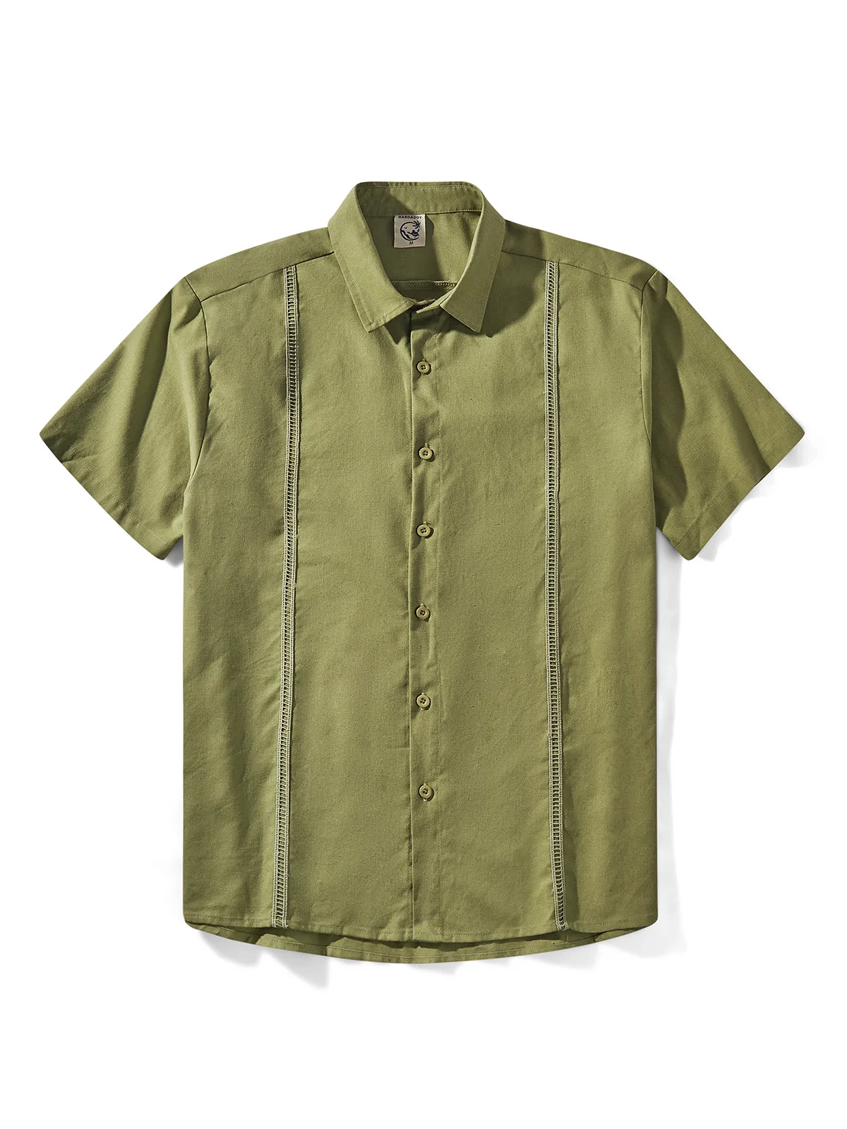 Hardaddy Cotton Ribbon Guayabera Shirt