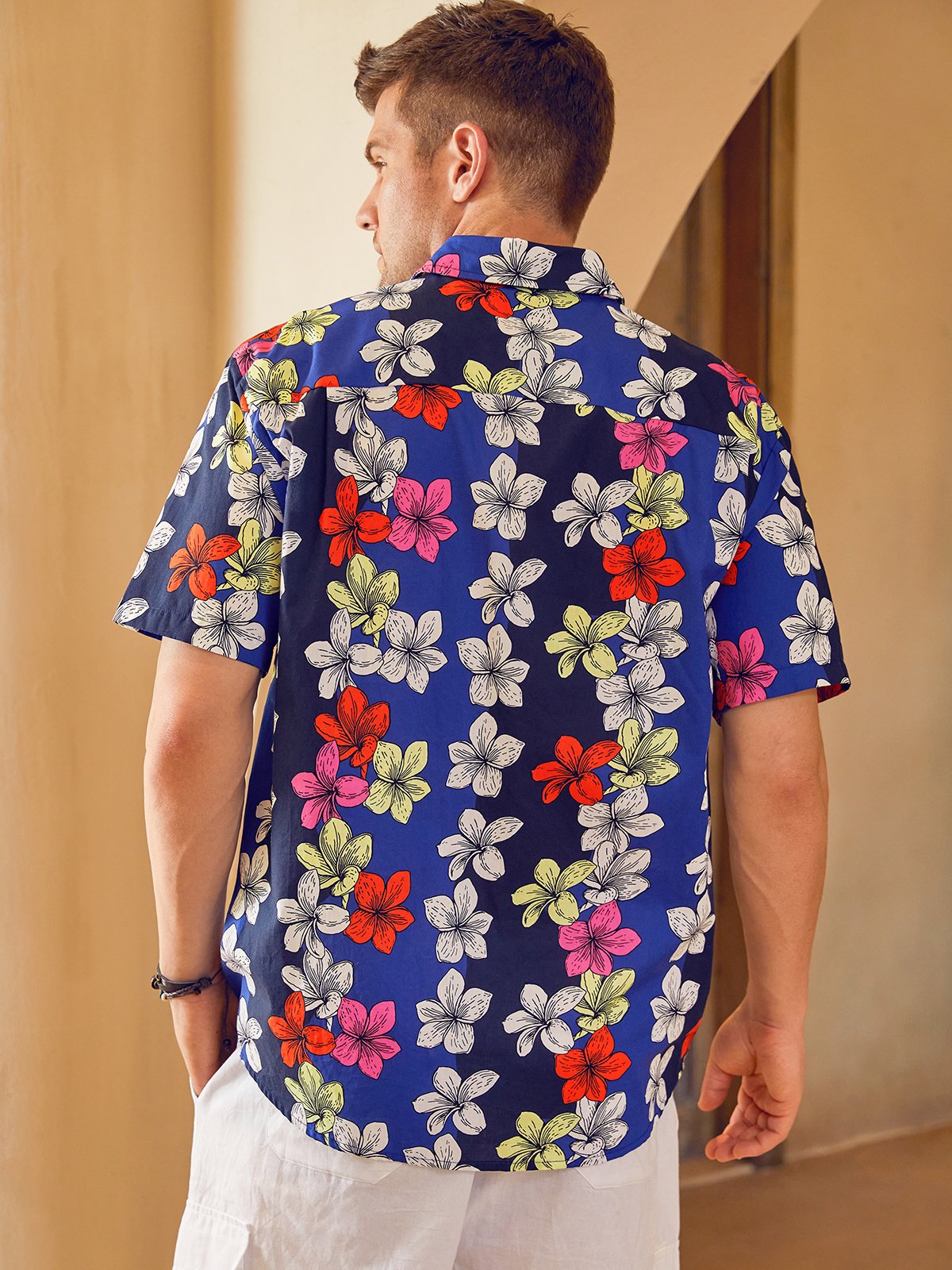 Hardaddy® Cotton Plumeria Hawaiian Shirt