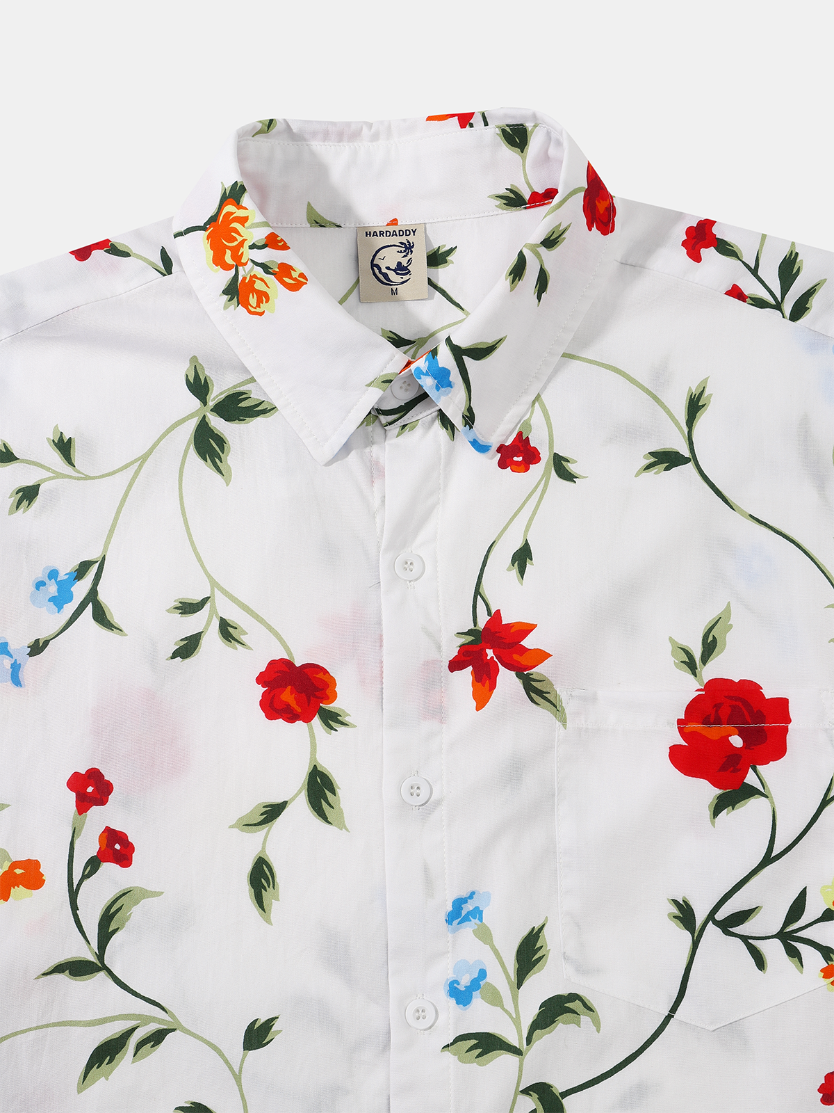 Hardaddy® Cotton Floral Hawaiian Shirt