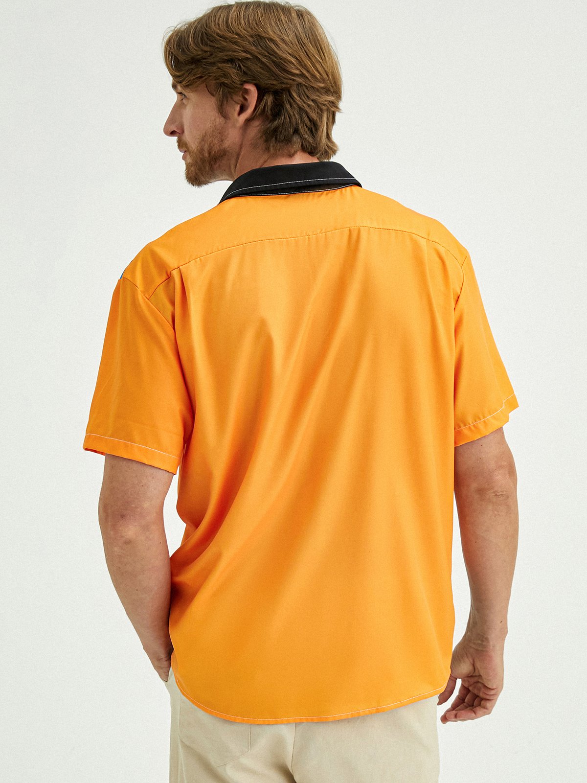 Creative Chest Pocket Short Sleeve Casual Shirt