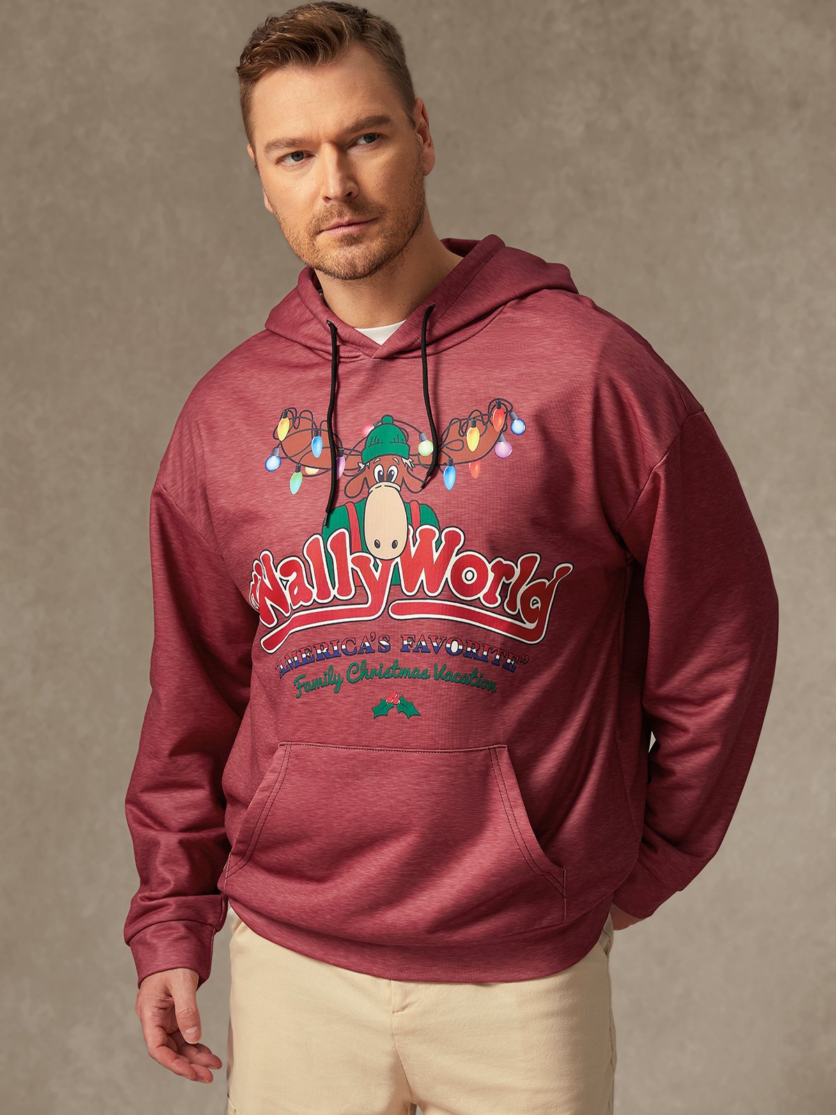 Christmas Reindeer Hoodie Sweatshirt