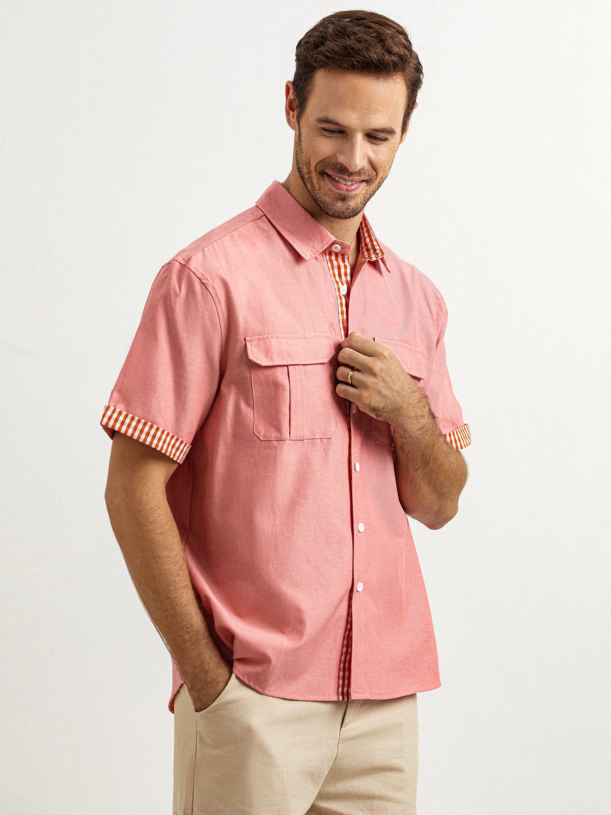 Hardaddy® Cotton Patchwork Resort Shirt