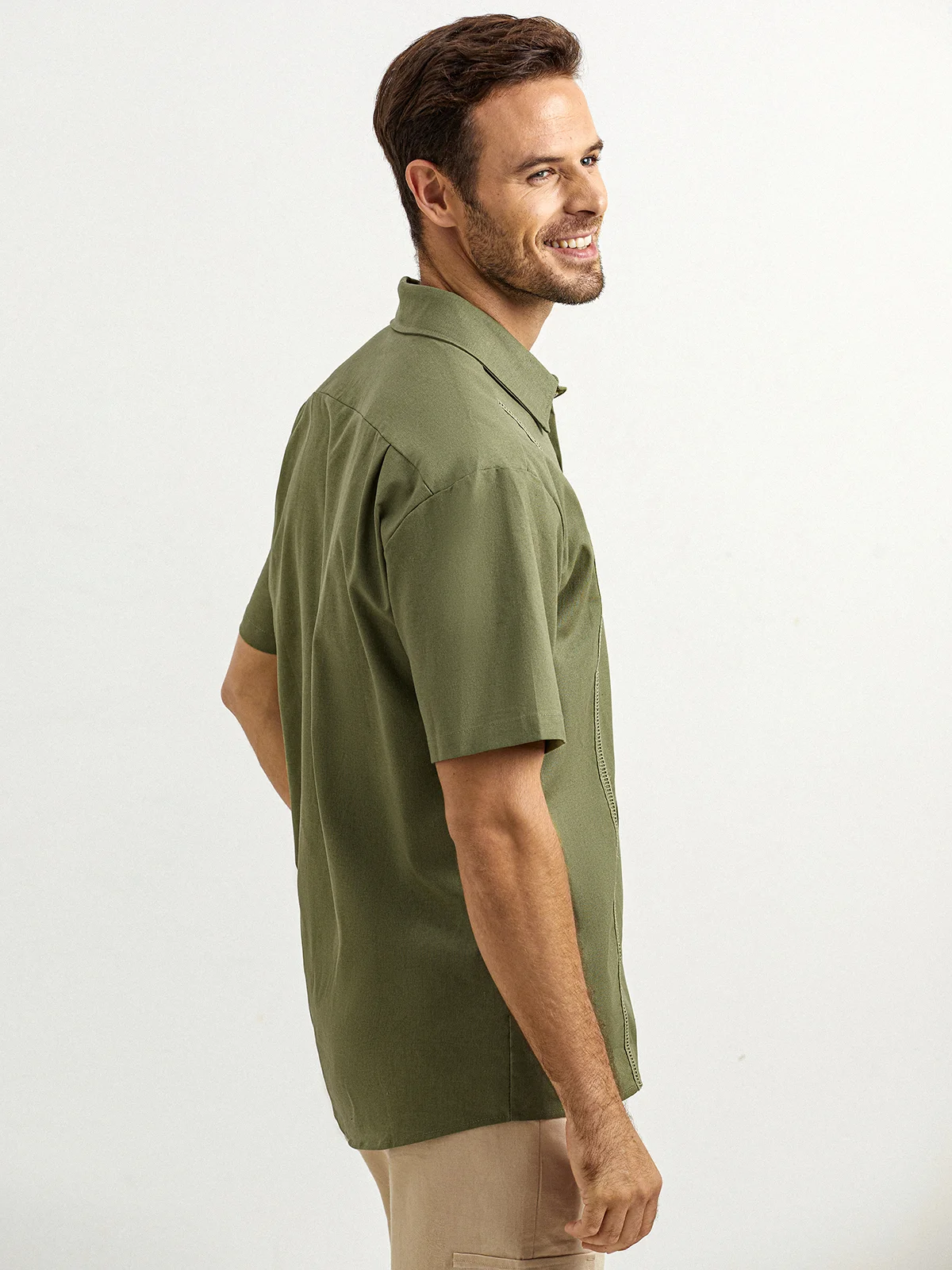 Hardaddy Cotton Ribbon Guayabera Shirt