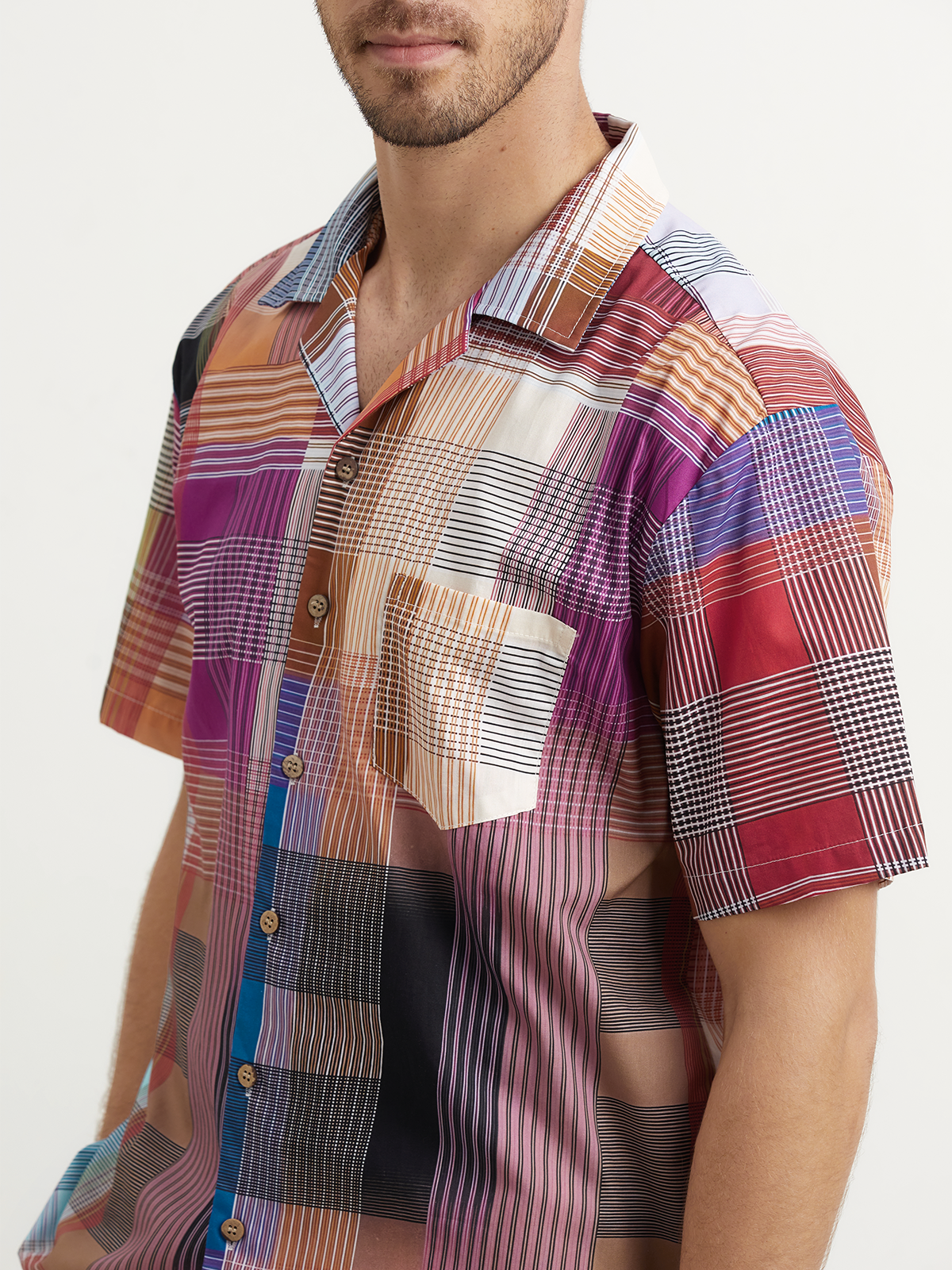 Hardaddy® Cotton Plaid Aloha Shirt