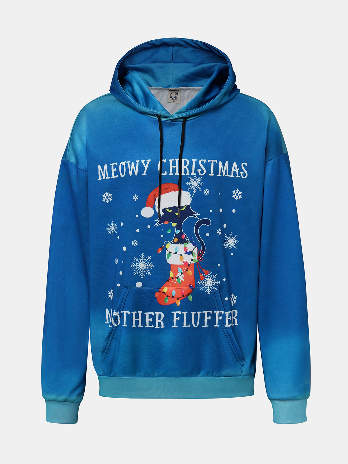 Christmas Cat Casual Hoodie