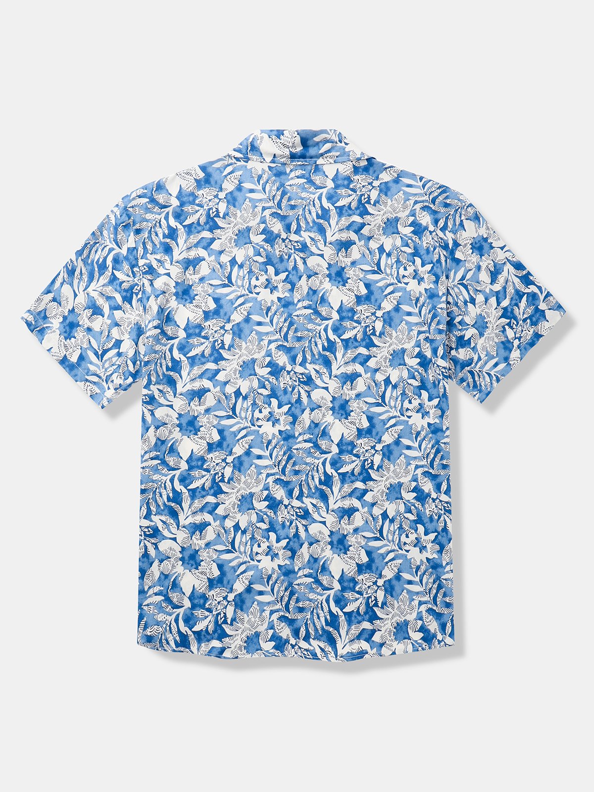 Hardaddy Tropical Floral Chest Pocket Short Sleeve Casual Shirt