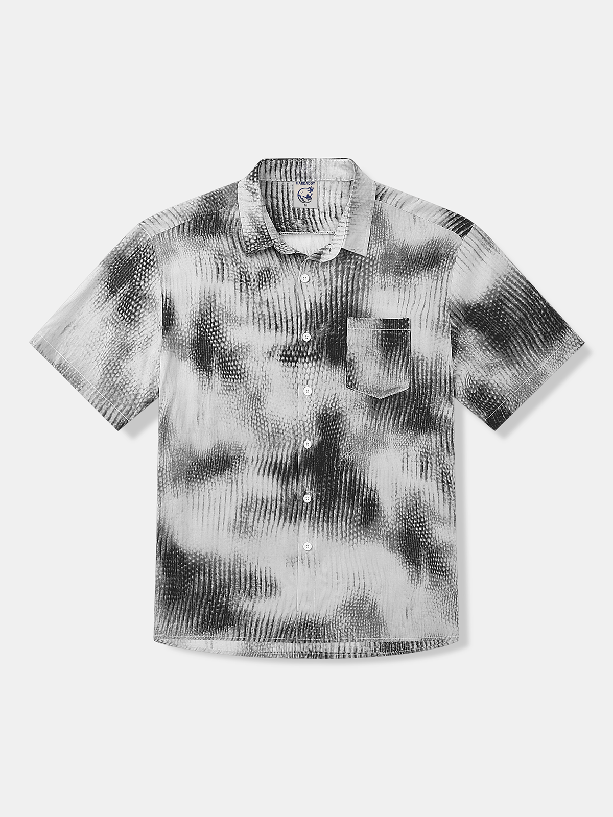 Hardaddy Abstract Pattern Casual Aloha Shirt