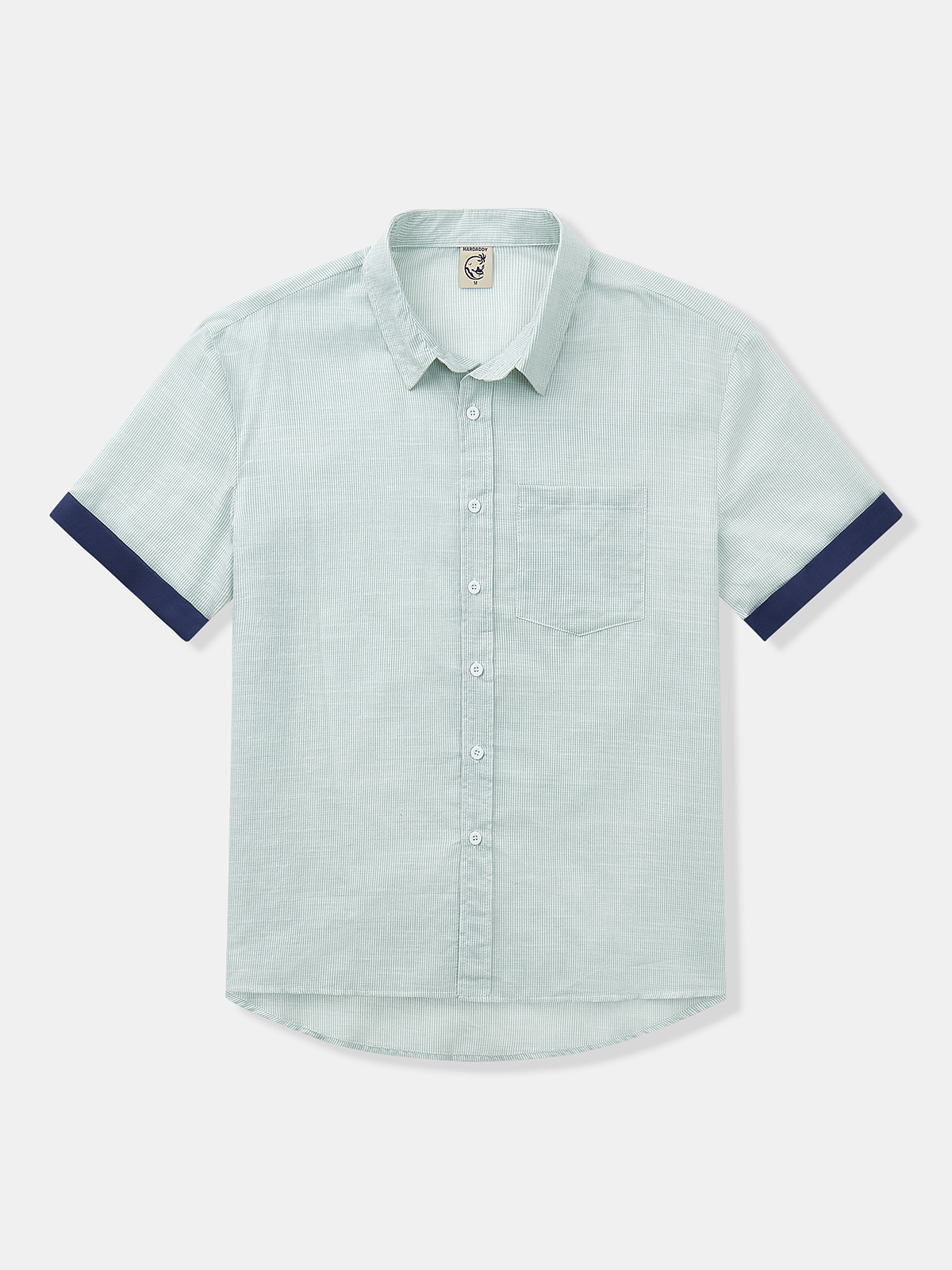 Hardaddy Cotton Striped Short Sleeve Resort Shirt