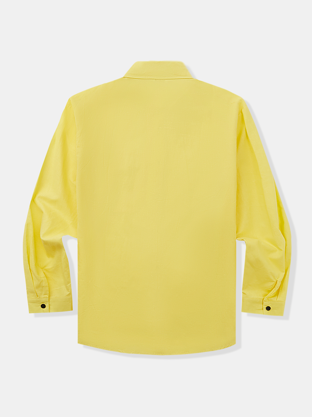 Hardaddy Cotton Plain Chest Pocket Long Sleeve Casual Shirt