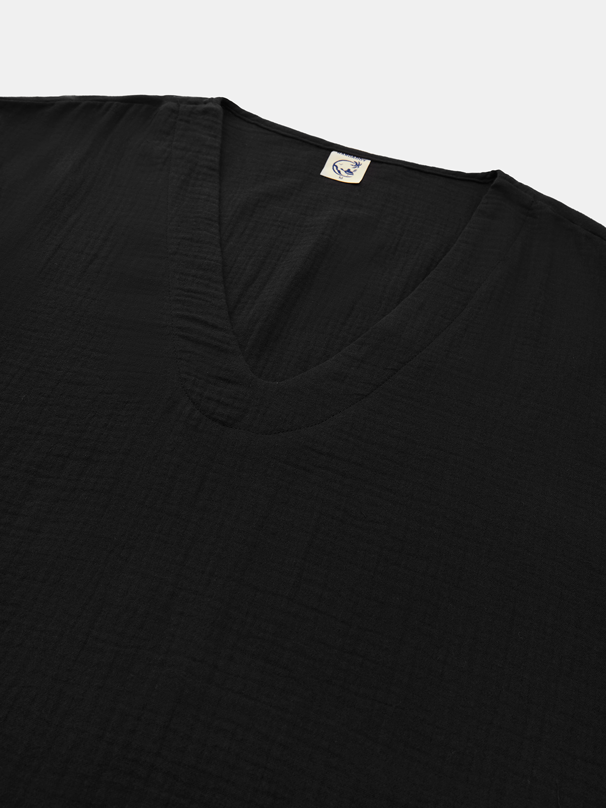 Hardaddy Plain Long Sleeve Casual V-Neck Shirt