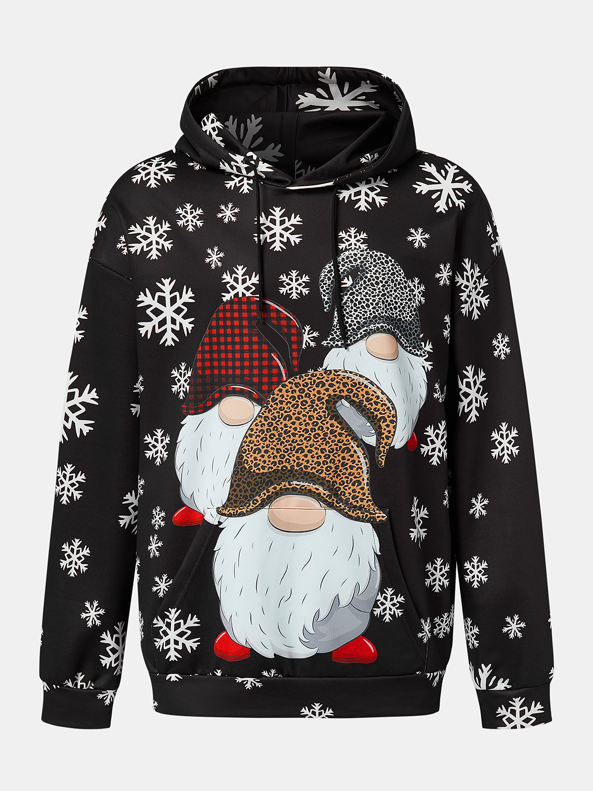 Christmas Santa Gnomes Casual Hoodie