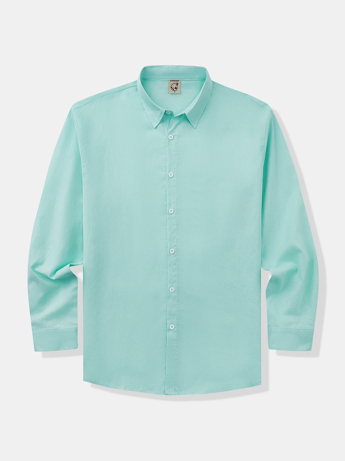 Plain Cotton Long Sleeve Casual Shirt