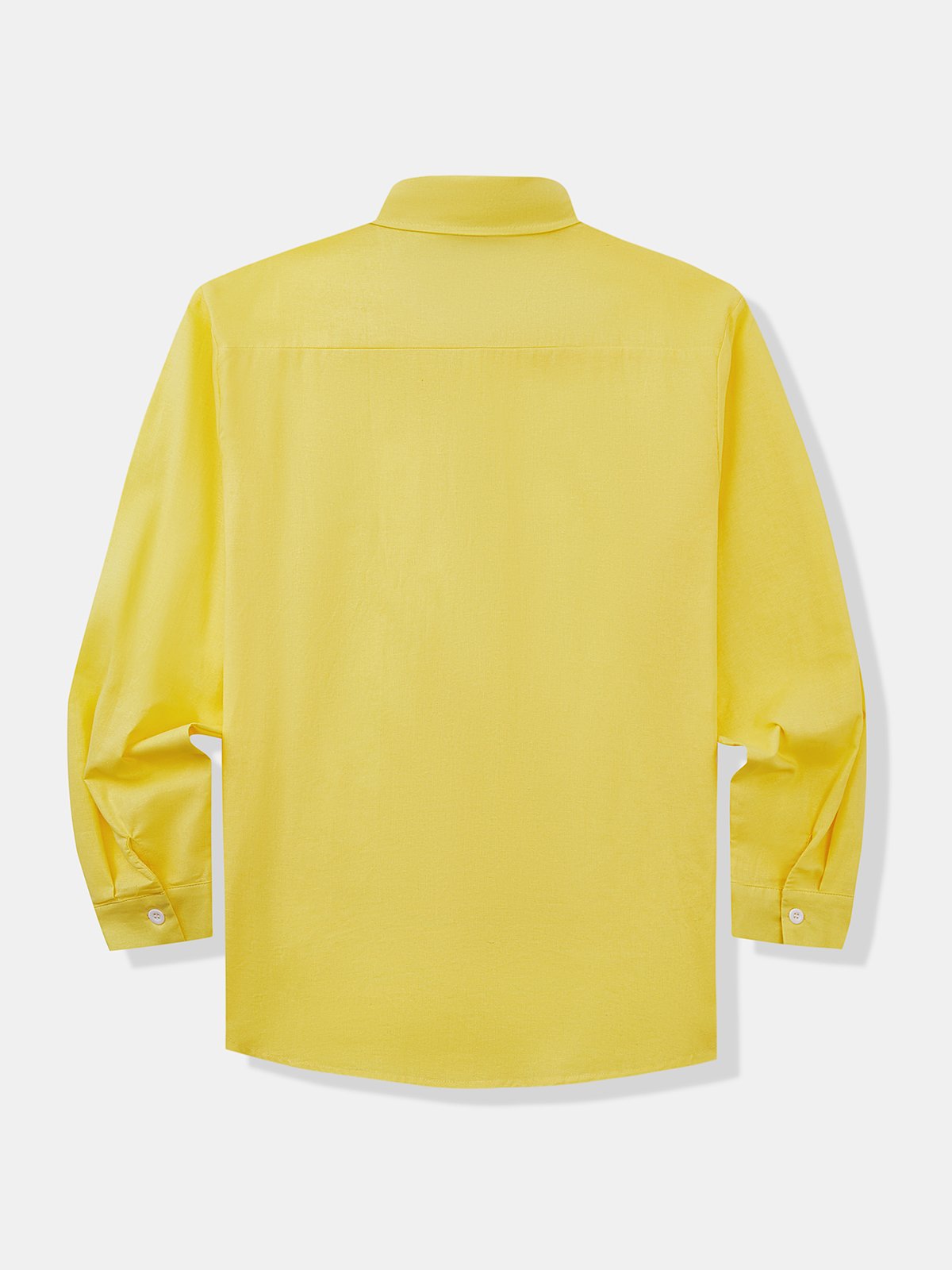 Hardaddy Cotton Plain Long Sleeve Casual Shirt