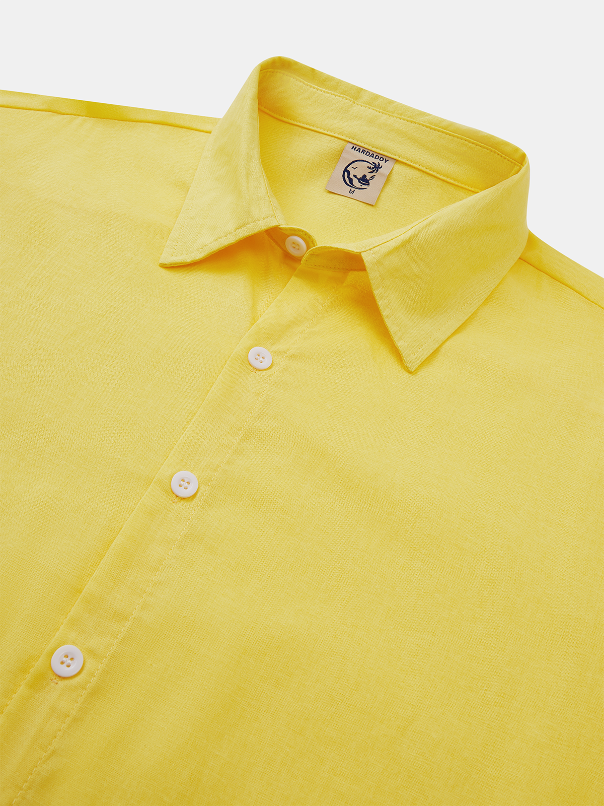 Hardaddy Cotton Plain Long Sleeve Casual Shirt