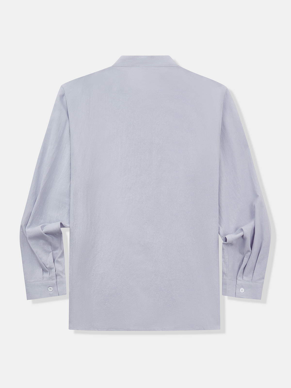 Plain Cotton Long Sleeve Casual Shirt