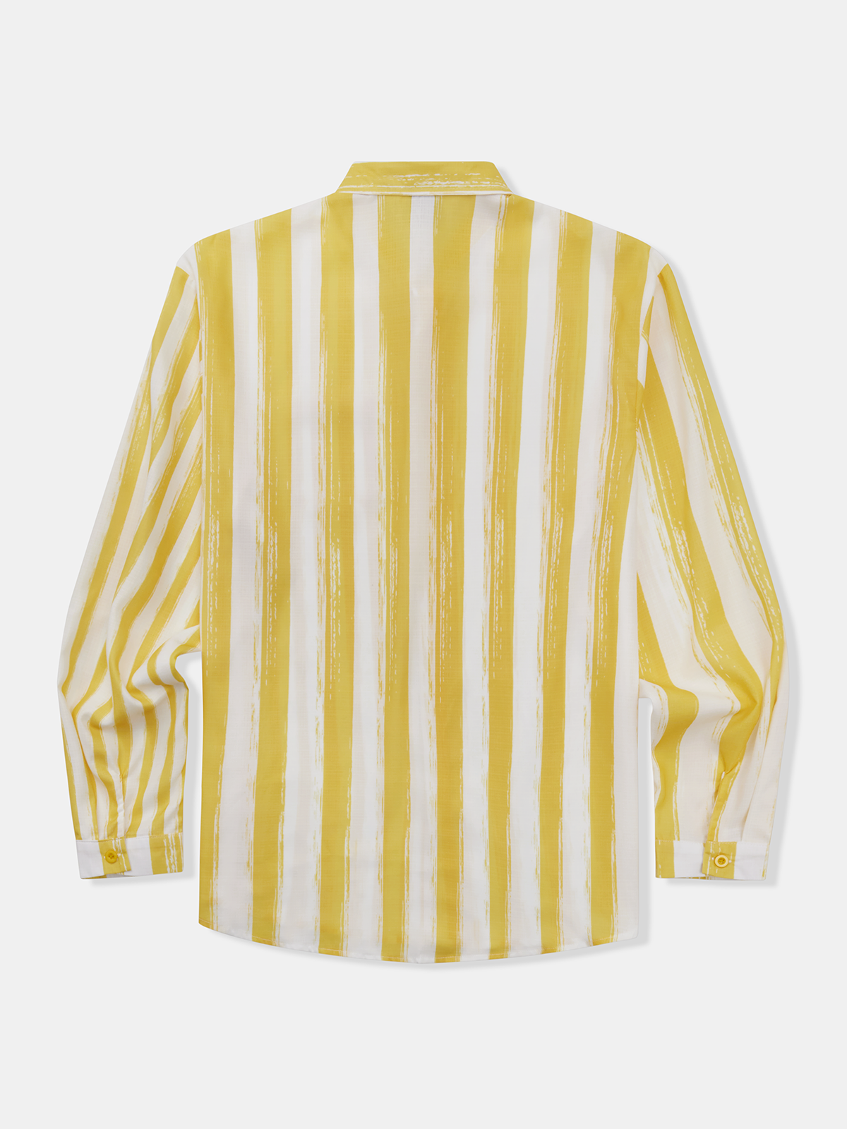 Striped Chest Pocket Long Sleeve Casual Shirt