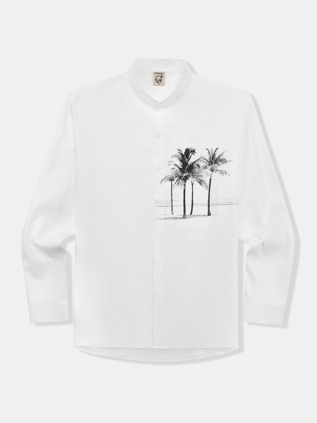 Hardaddy Coconut Tree Long Sleeve Resort Shirt