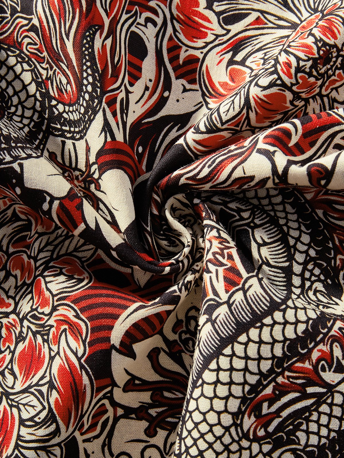 Hardaddy Vintage Ukiyoe Dragon Shirt