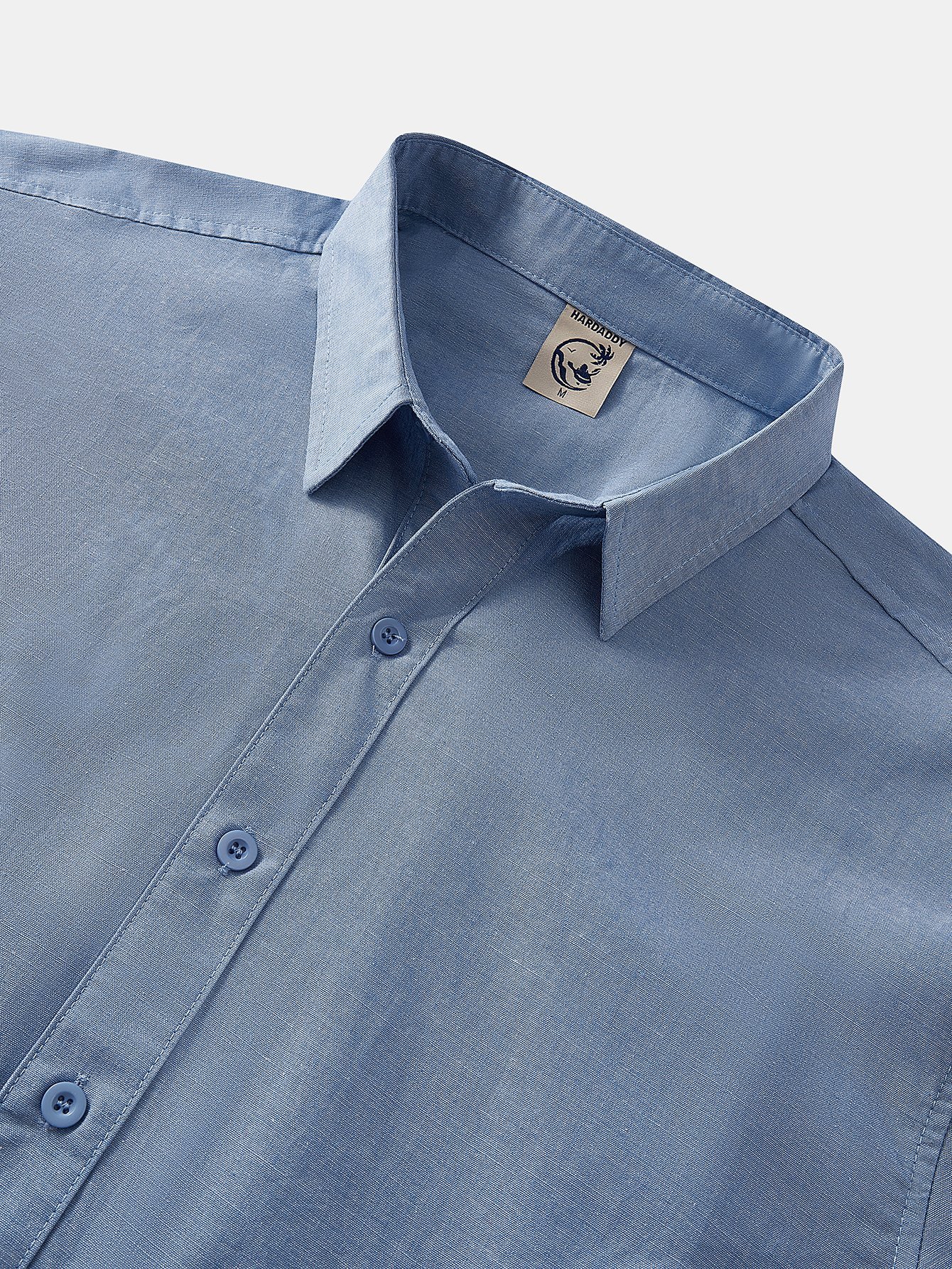 Hardaddy® Cotton Plain Short Sleeve Cigar Shirt
