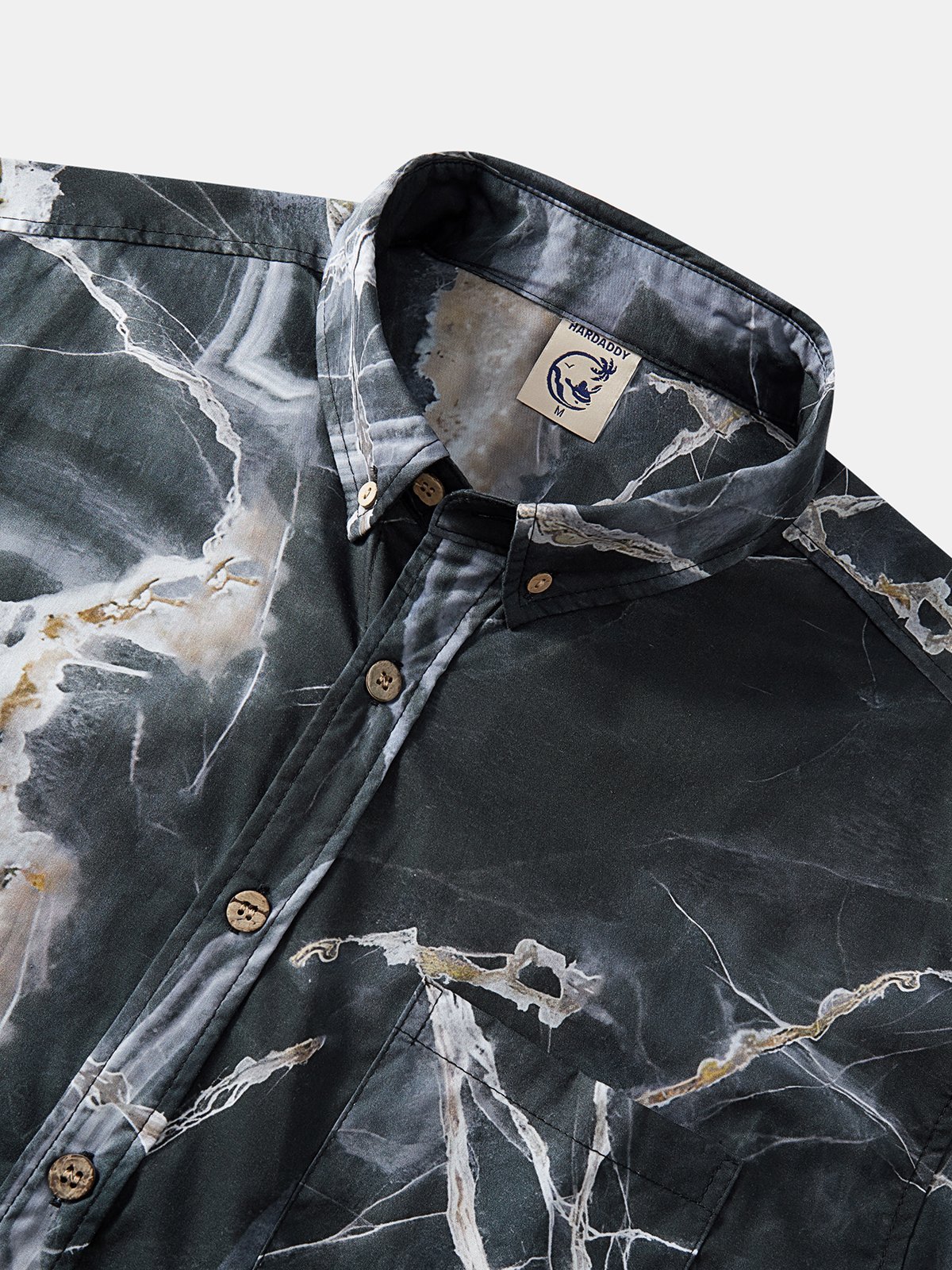 Hardaddy® Cotton Marble Texture Oxford Shirt