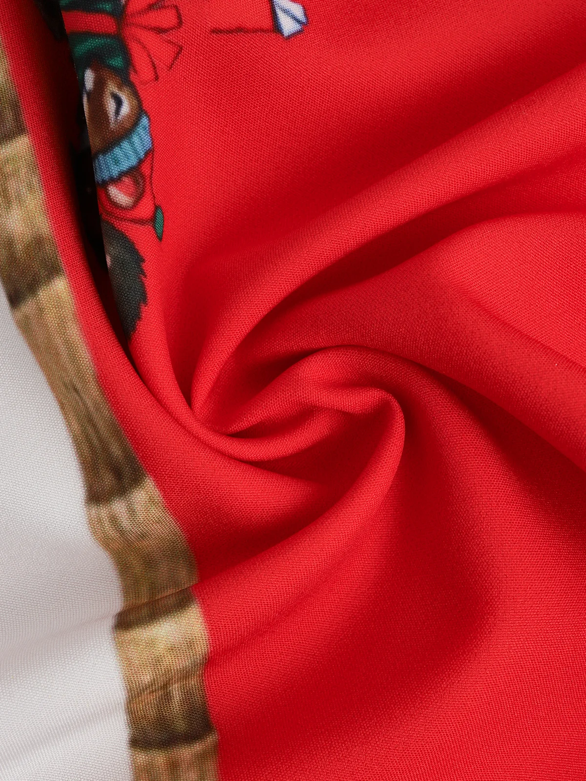 Christmas Chest Pocket Short Sleeve  Shirt