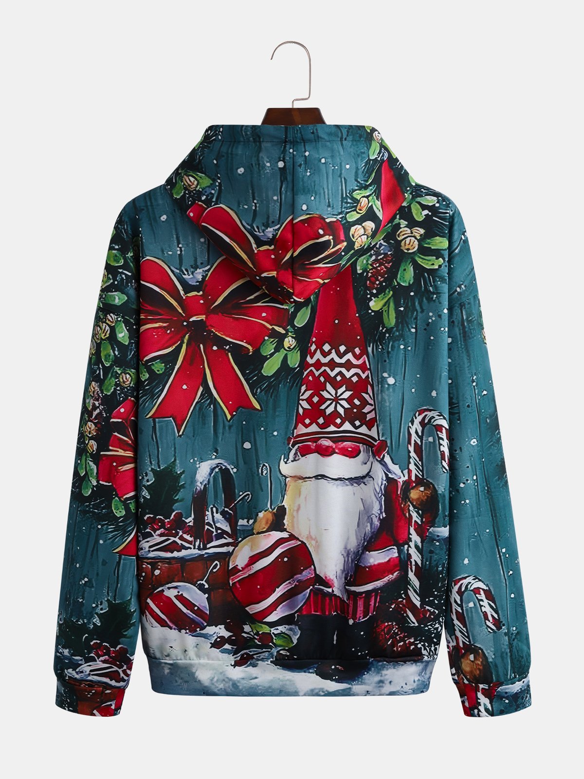 Gnome Santa Hoodie Sweatshirt