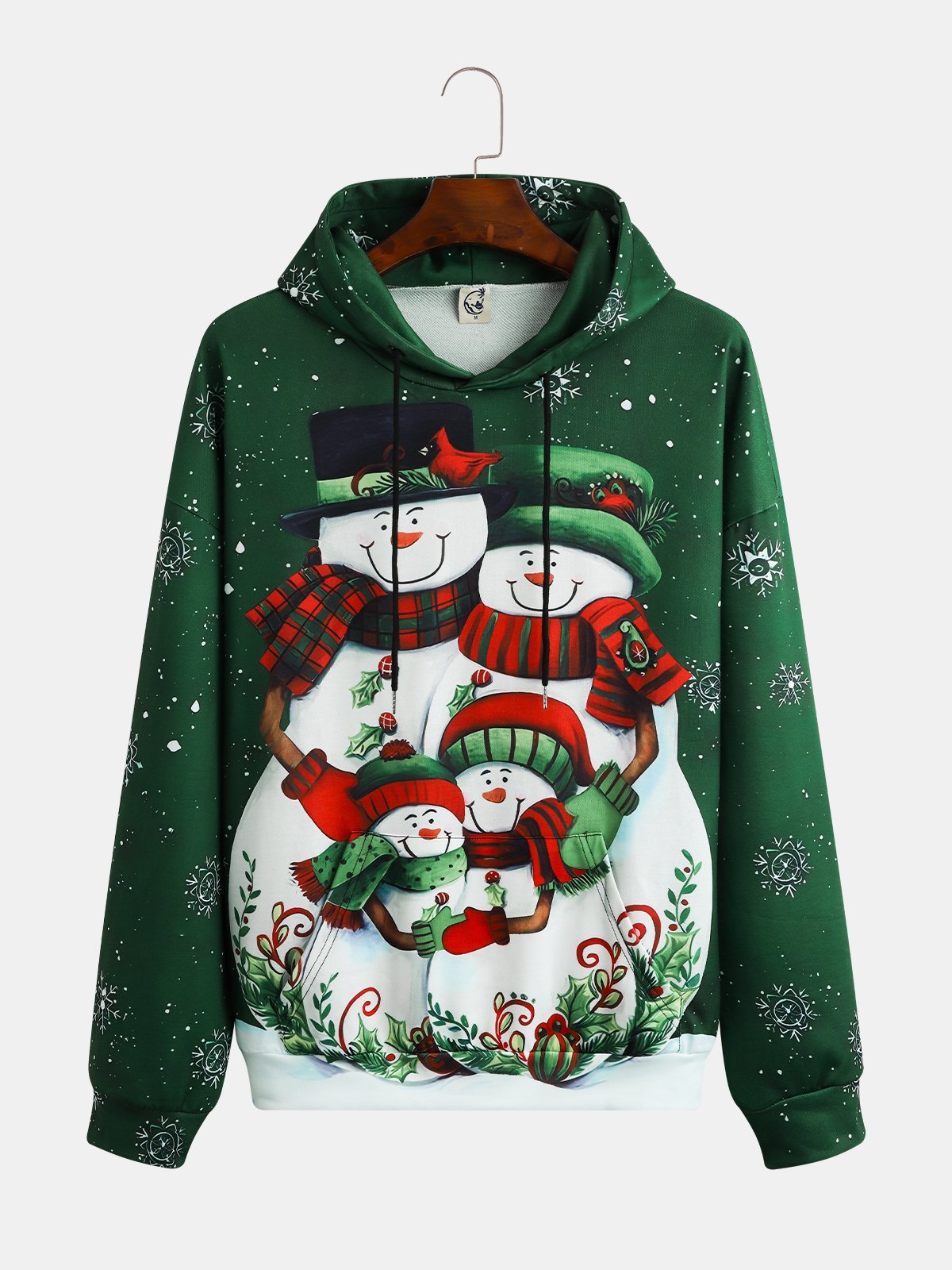 Christmas Snowman Hoodie Sweatshirt