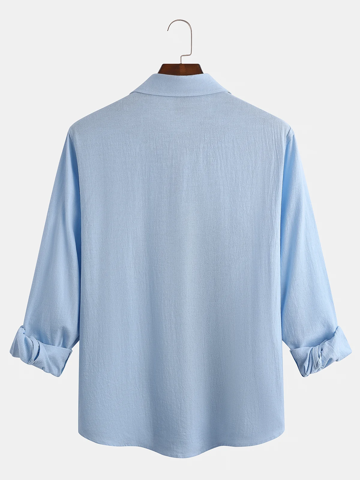 Plain Cotton Long Sleeve Guayabella Shirt