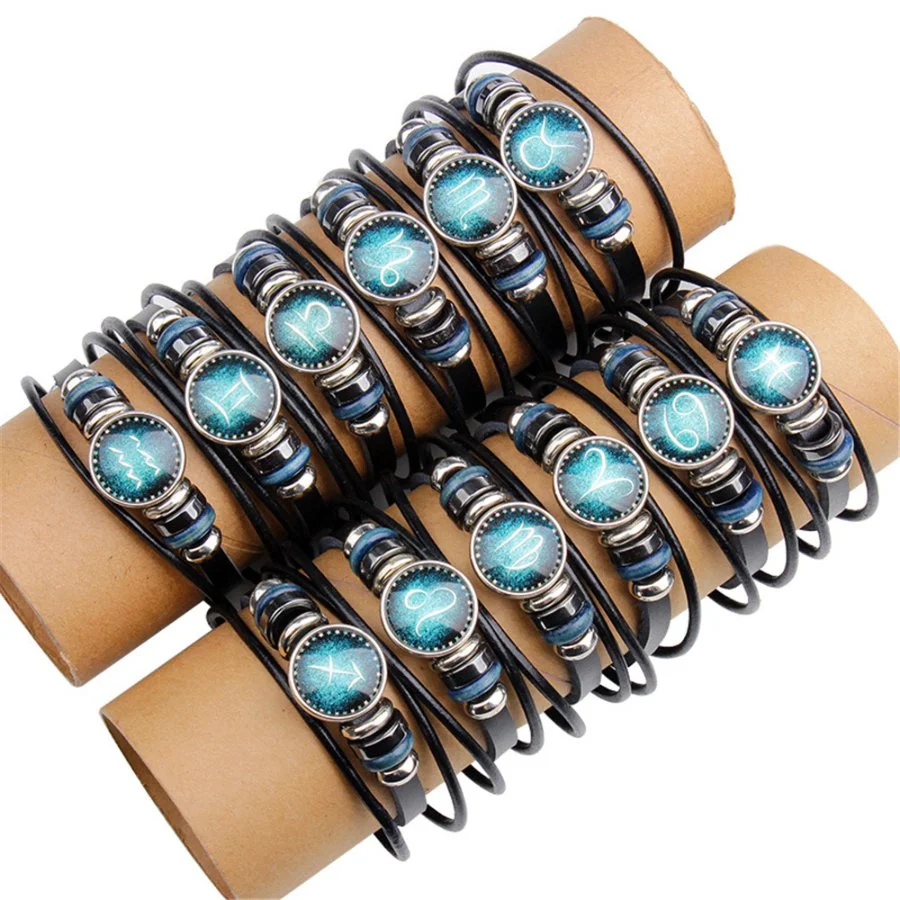 Multi-Layered Twelve Constellation Bracelet