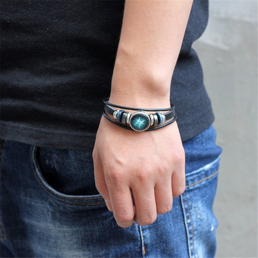 Multi-Layered Twelve Constellation Bracelet