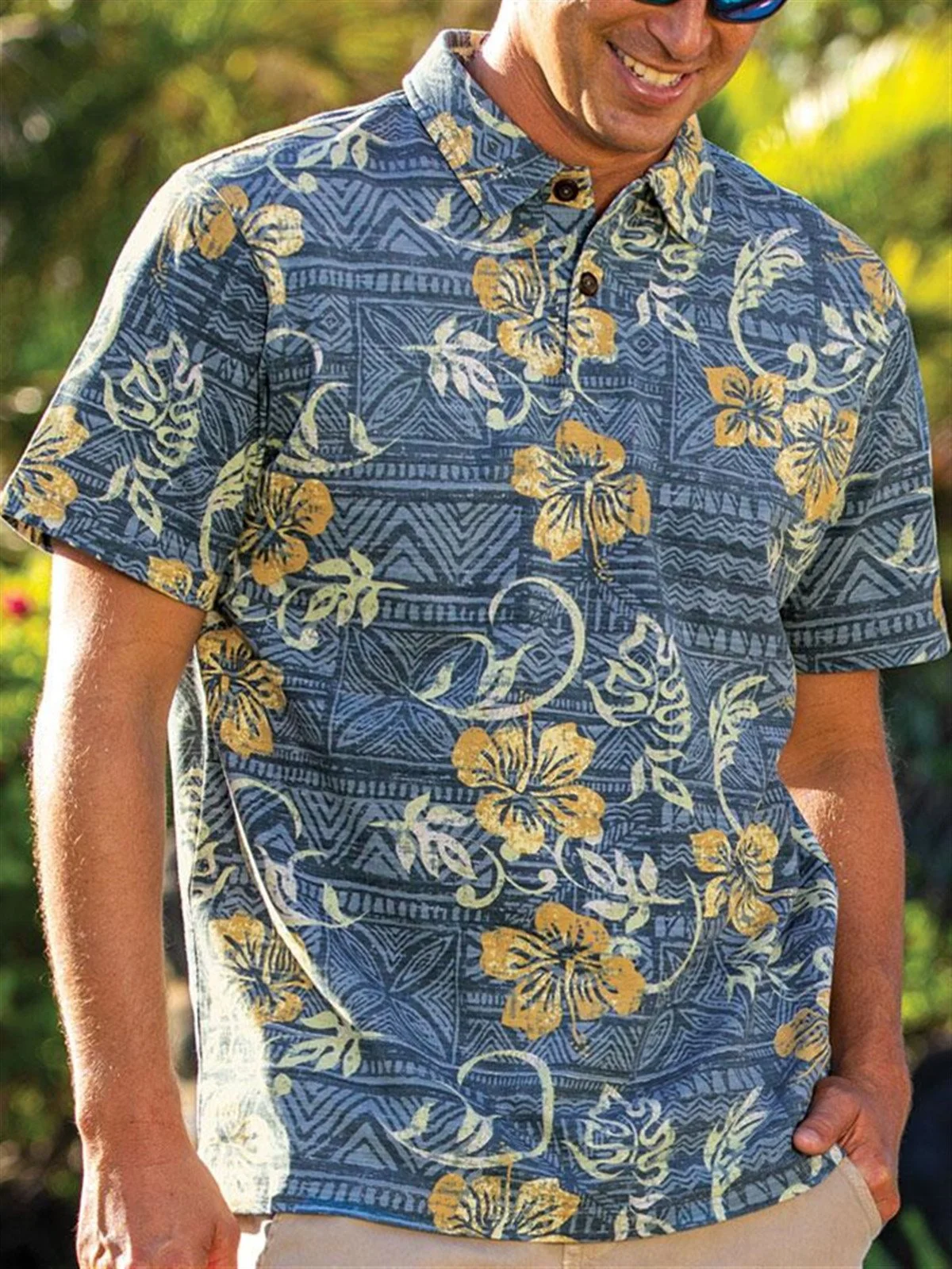 Hawaiian Polo Shirt