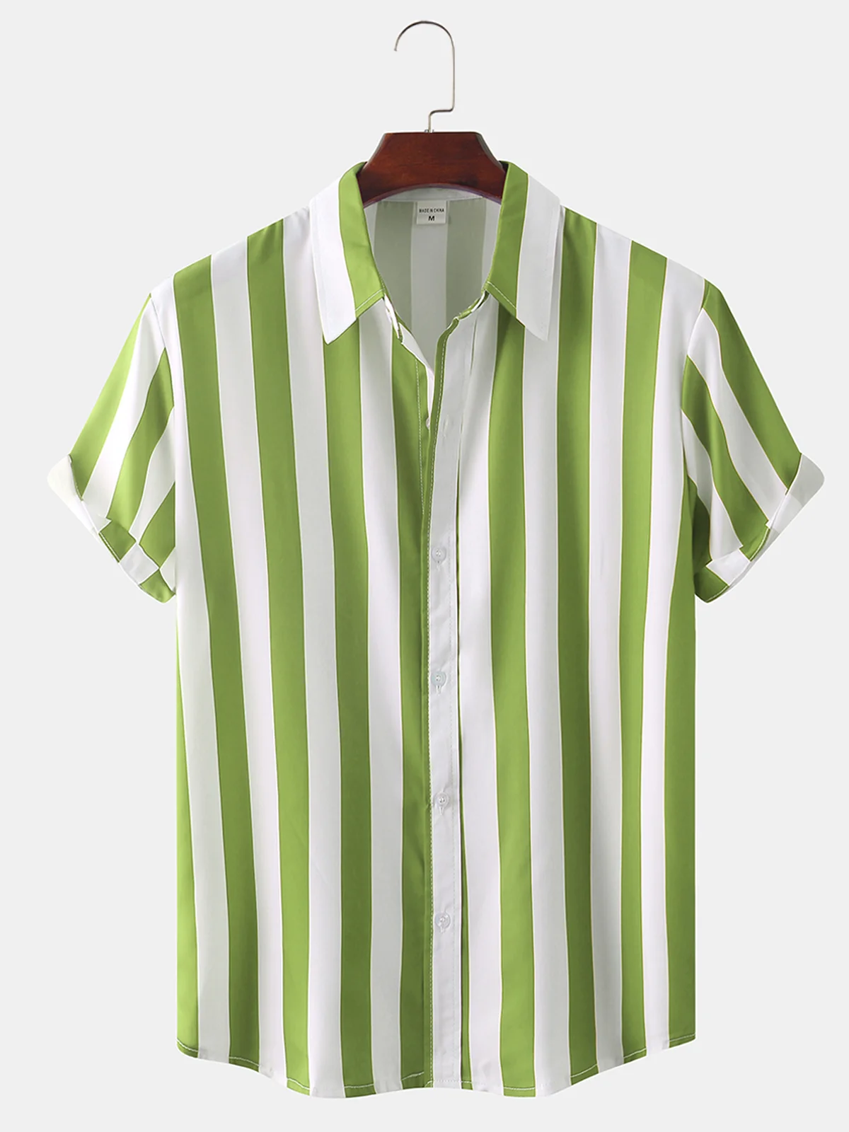 Casual Striped Short Sleeve Shirt