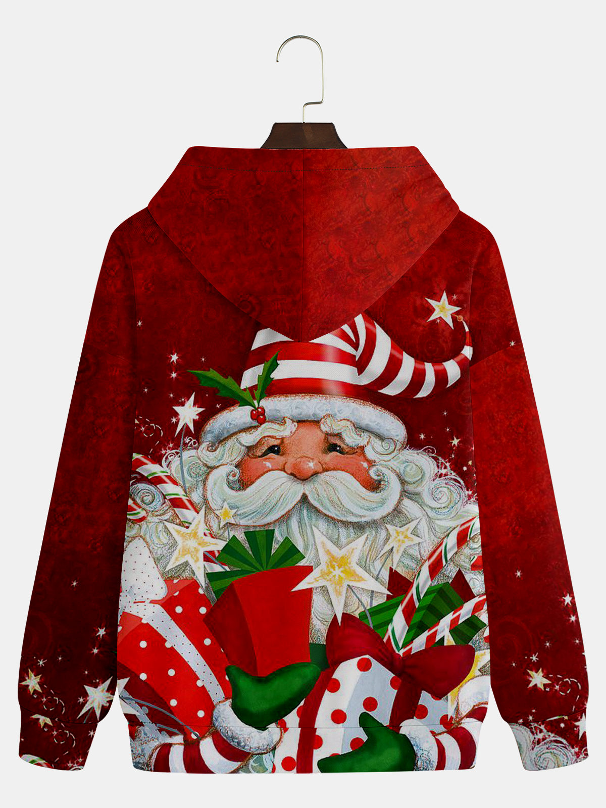 Men's Christmas Graphic Print Hoodie