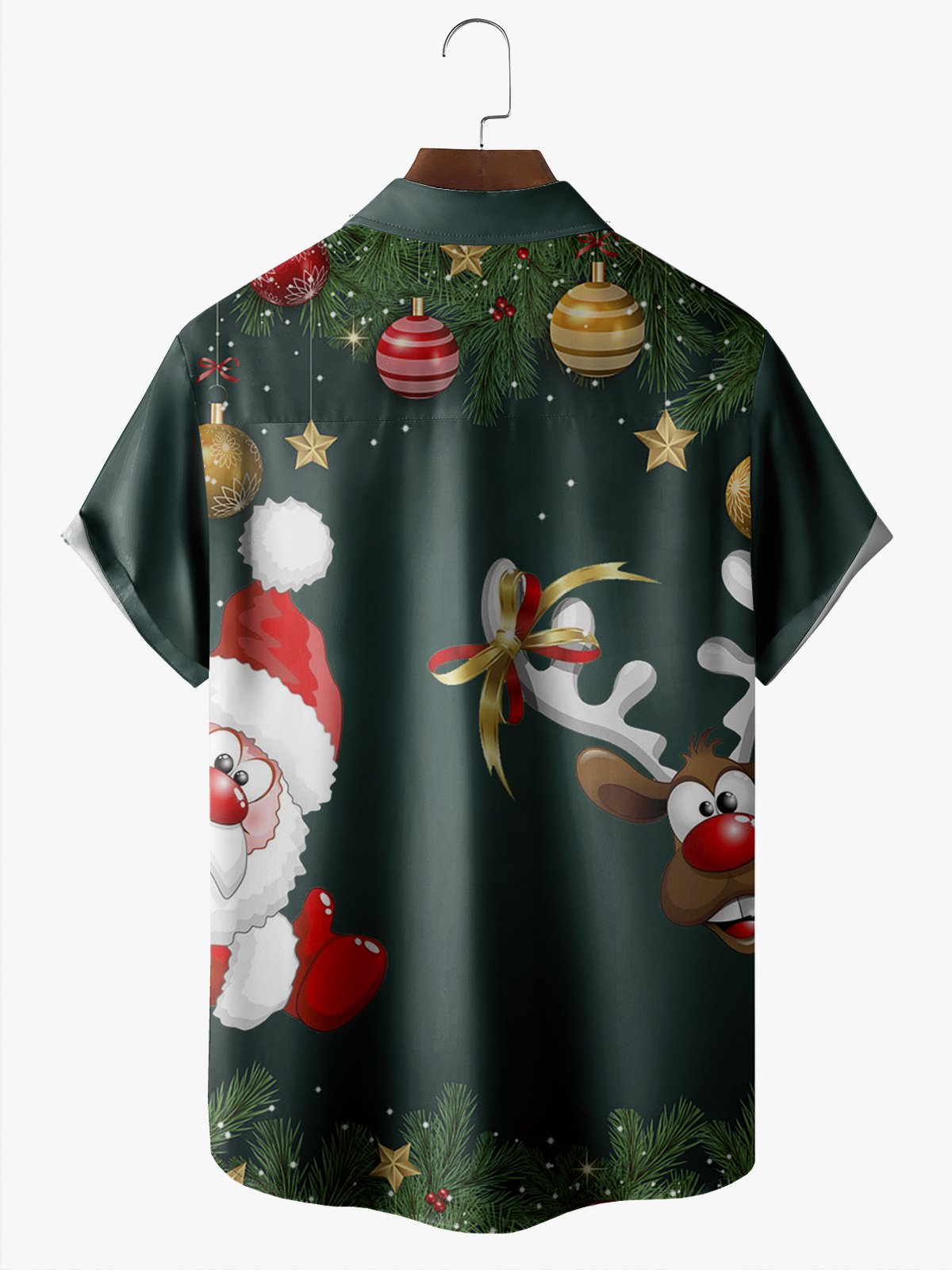 Christmas Pocket Short Sleeve Shirt