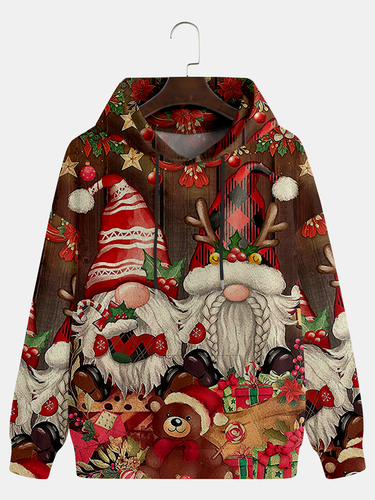 Gnome Santa Hoodie Sweatshirt