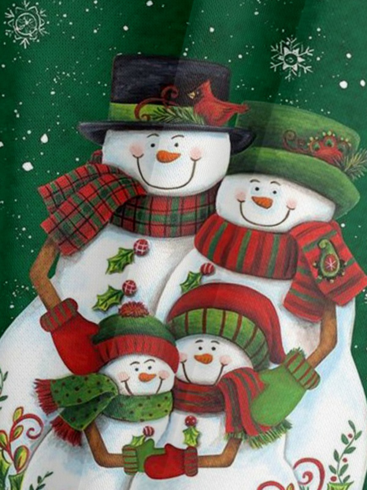 Christmas Snowman Hoodie Sweatshirt