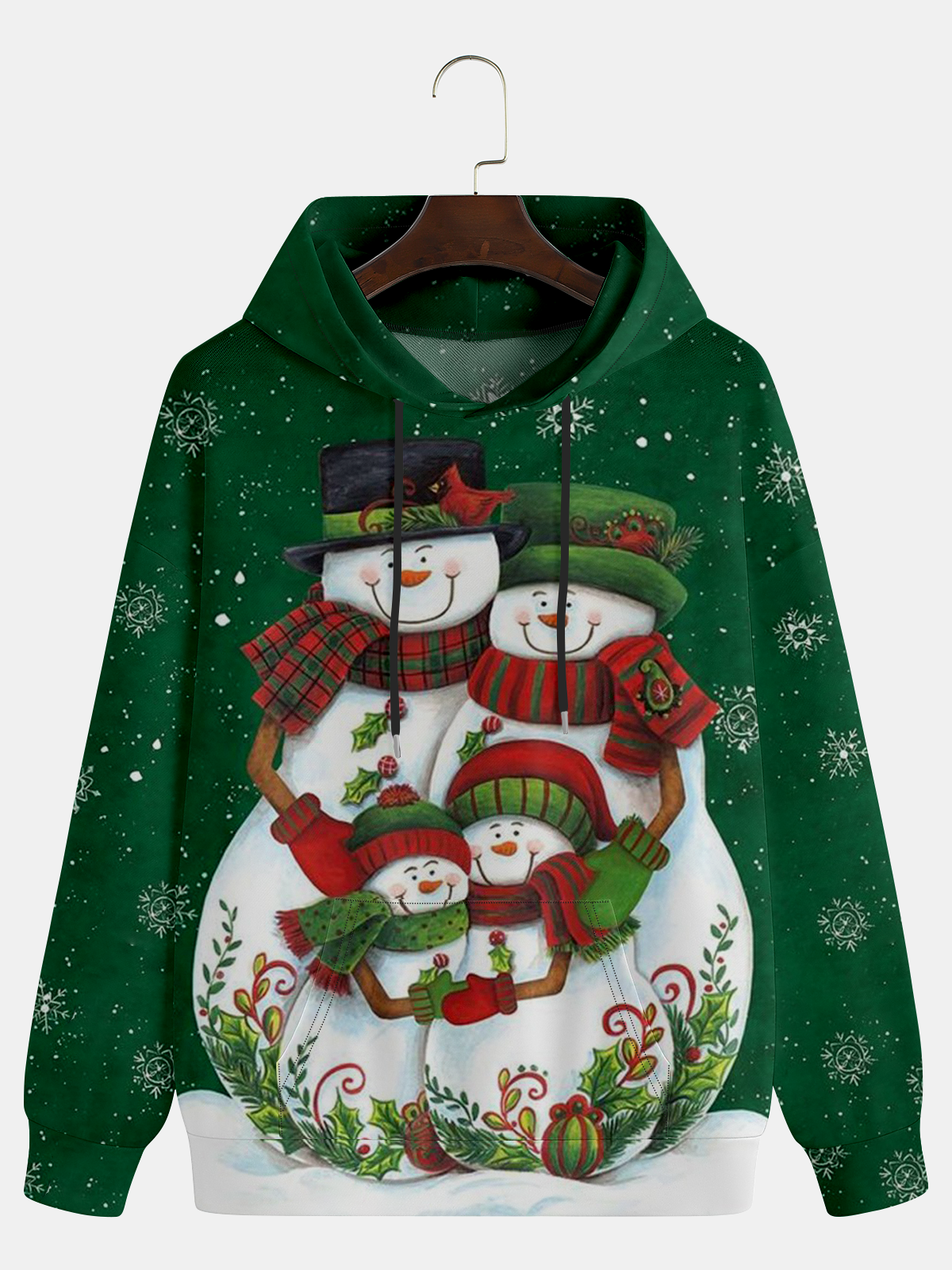 Christmas Snowman Hoodie Sweatshirt