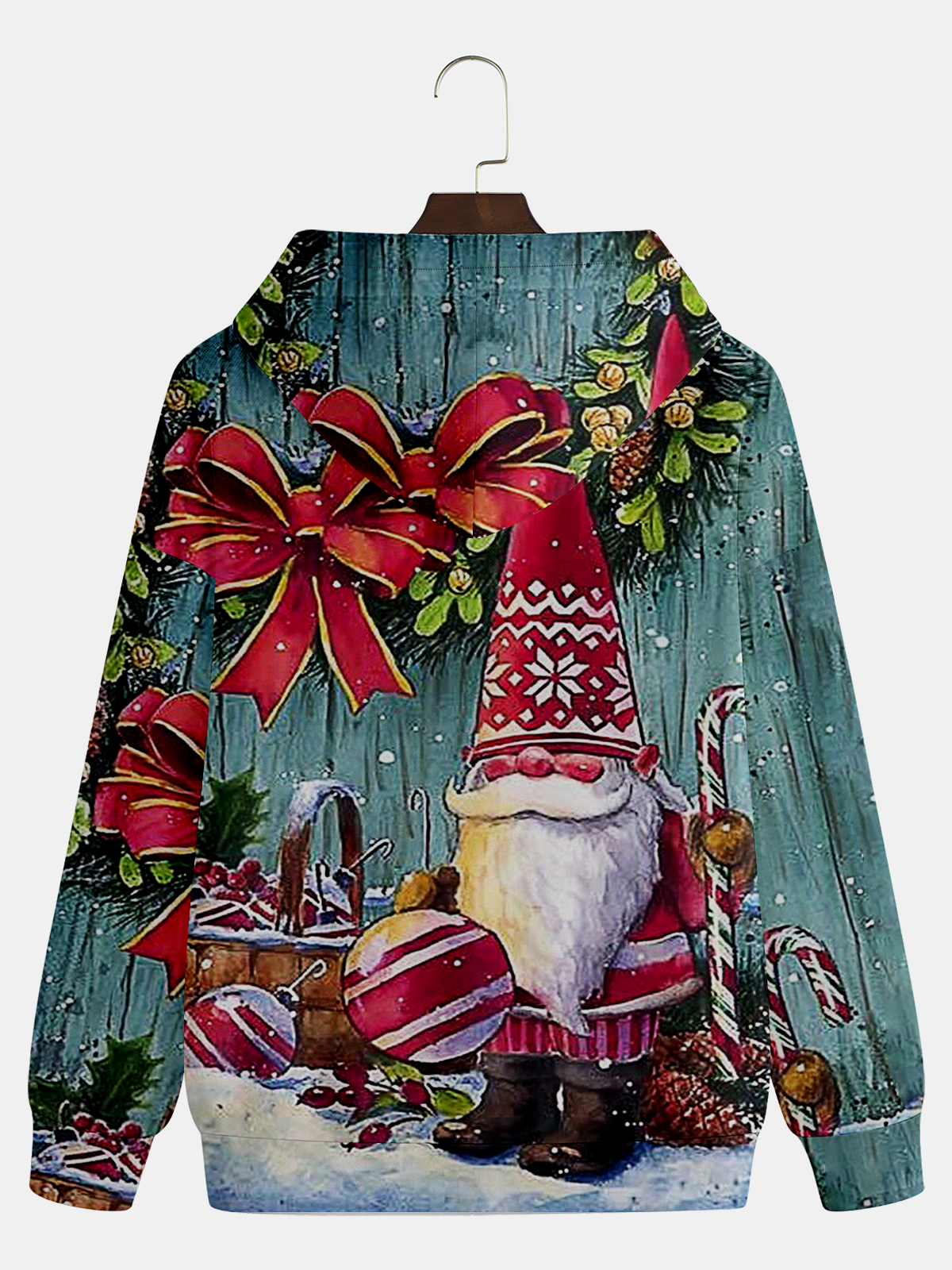 Gnome Santa Hoodie Sweatshirt